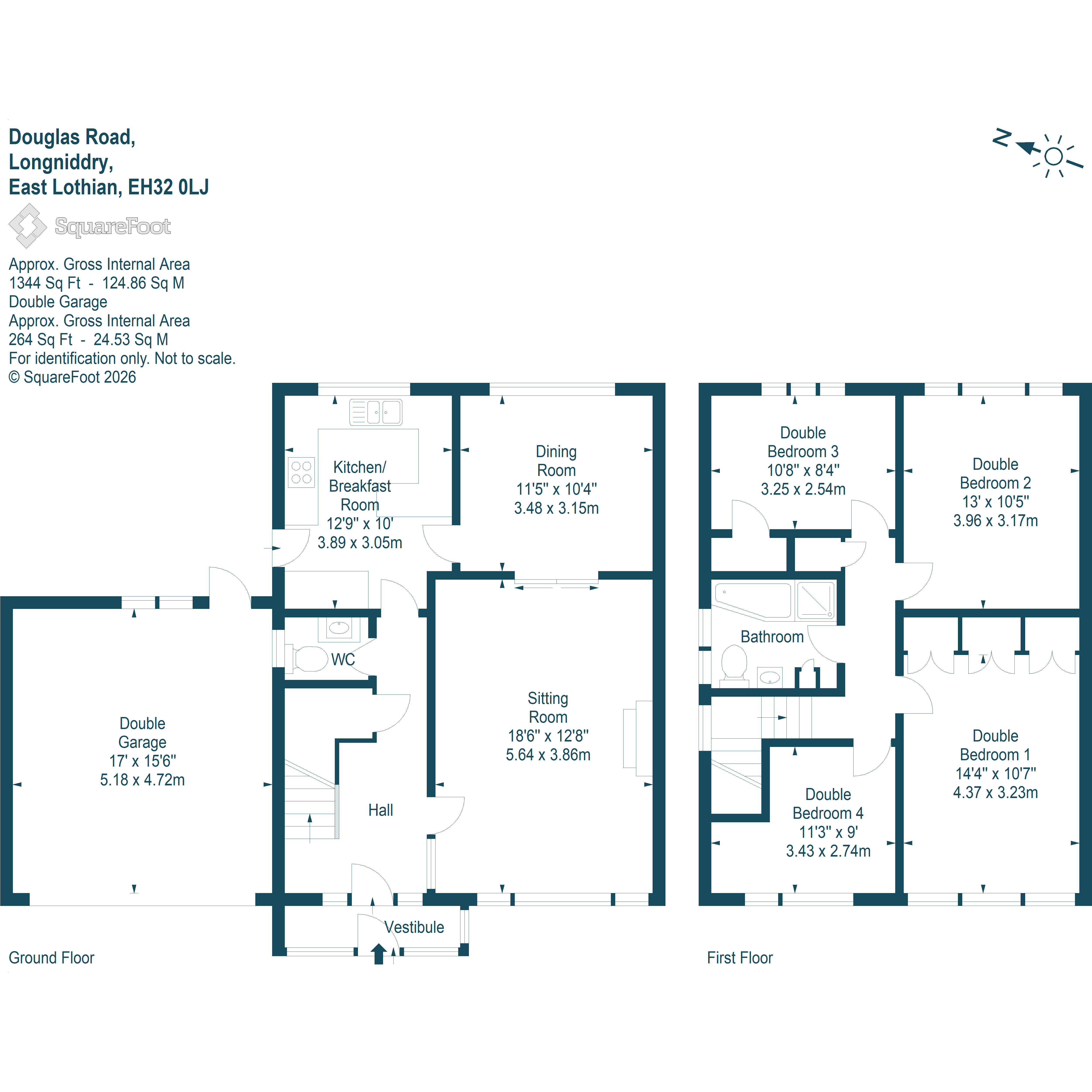 64, Douglas Road, East Lothian floorplan
