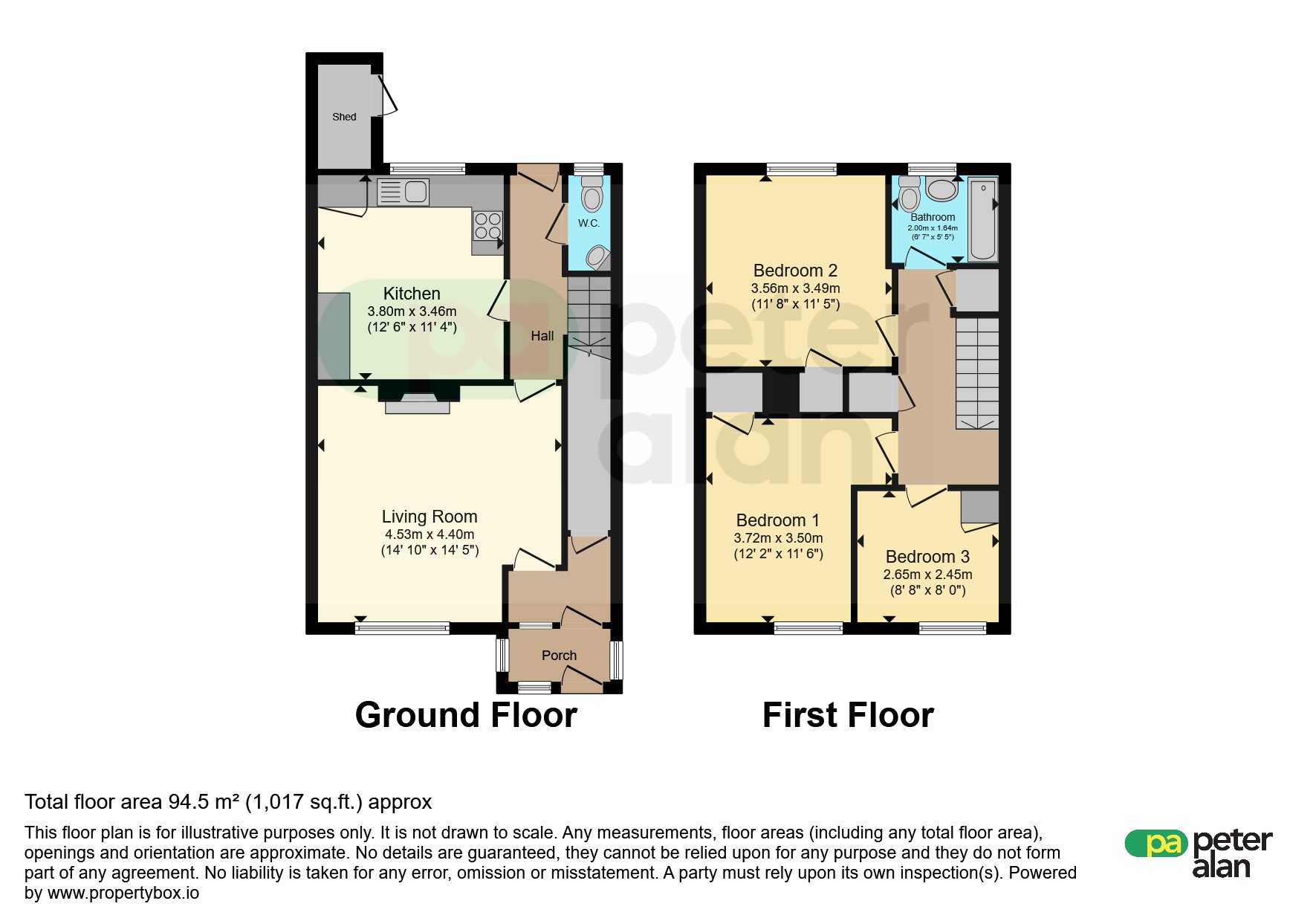 33, Wenallt Court, Aberdare floorplan