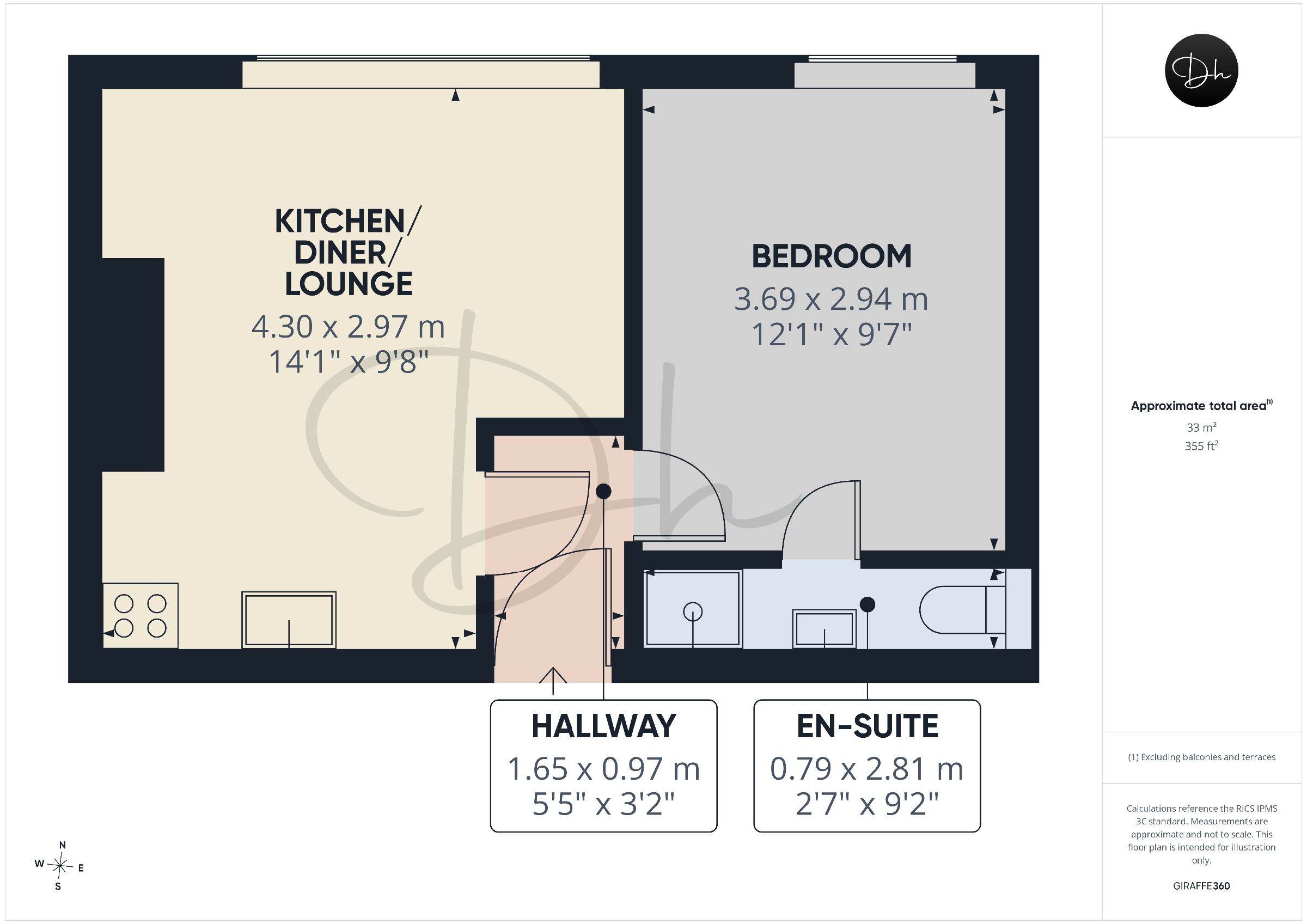 Flat 3 28 Church Street, Paignton floorplan