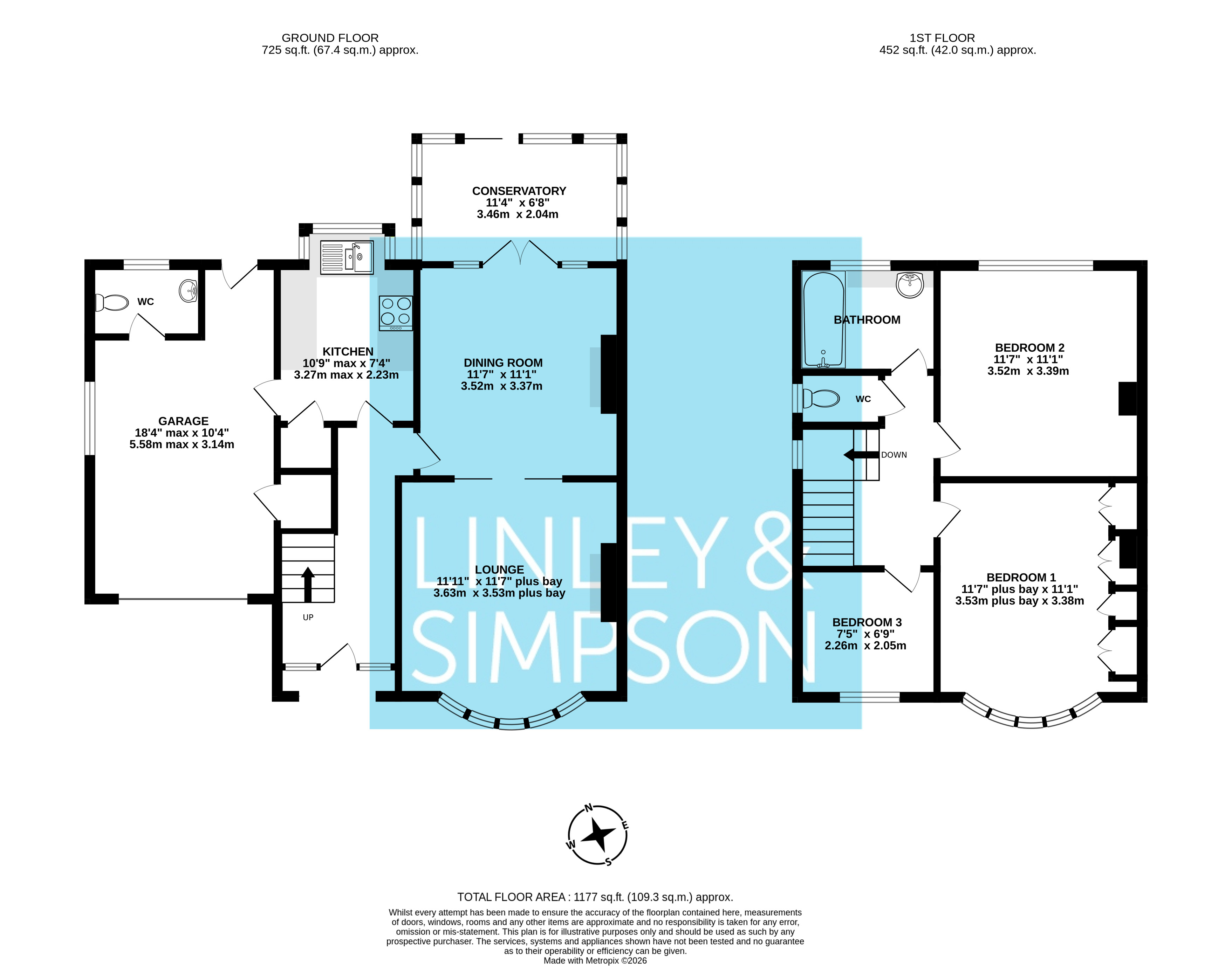 313, Hull Road, York floorplan