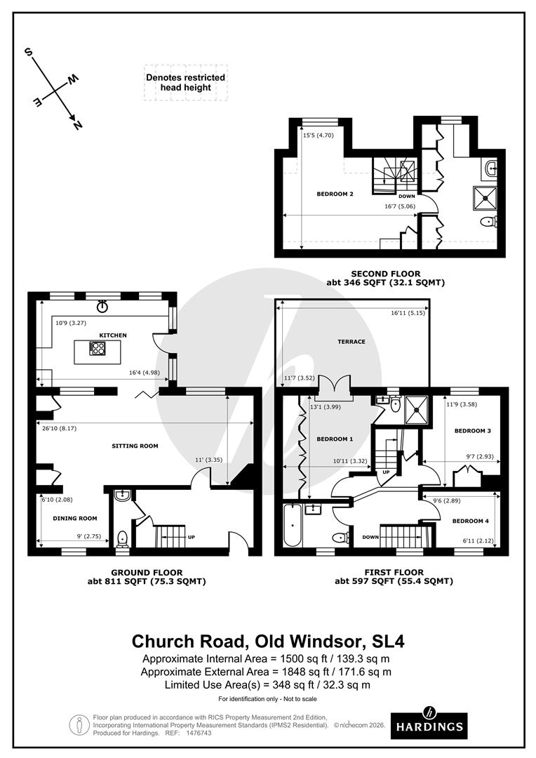 2 Cell Farm, Church Road, Windsor floorplan