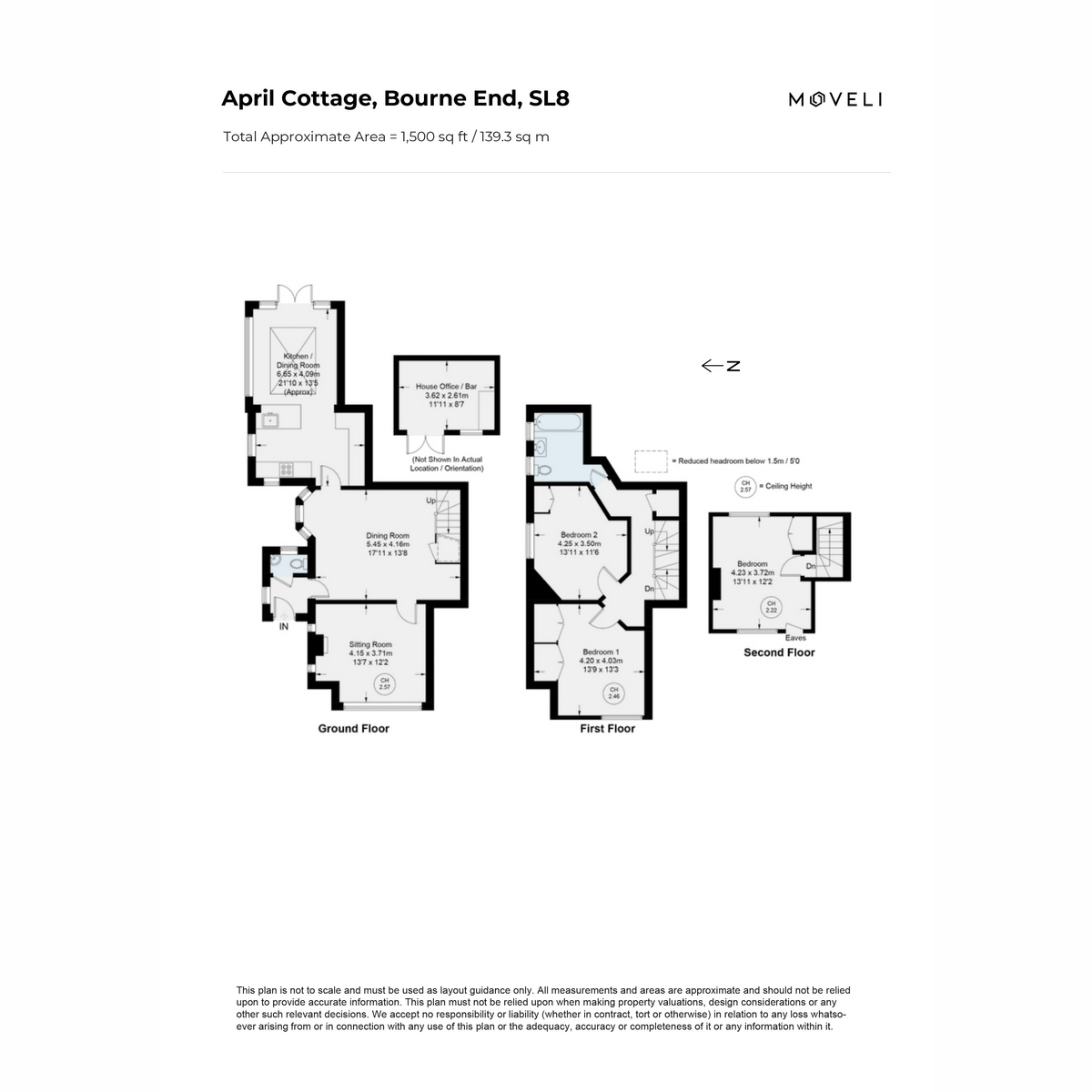 Flat April Cottage, 14, Abbey Road, Bourne End floorplan