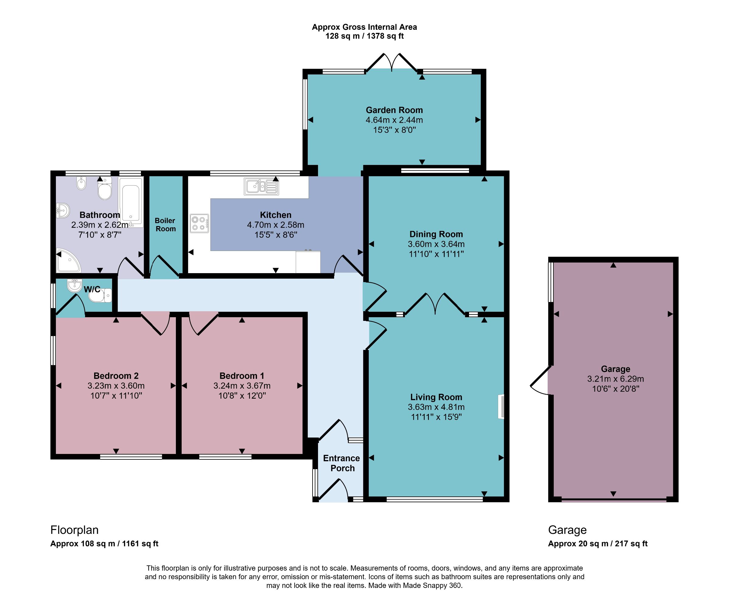 64 Aspin Oval, Knaresborough floorplan
