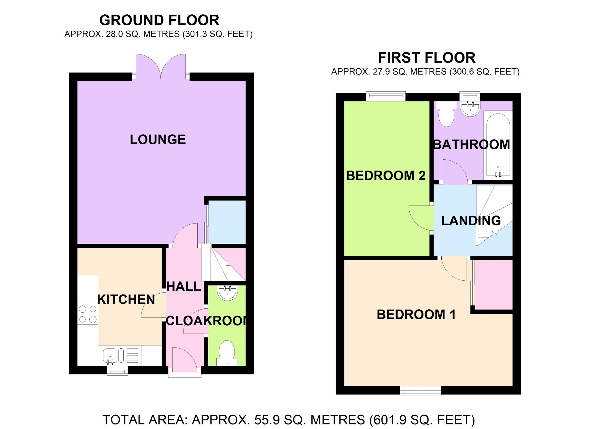 2 Bedrooms Terraced house for sale in Bourne Drive, Langley Mill, Nottingham, Derbyshire NG16