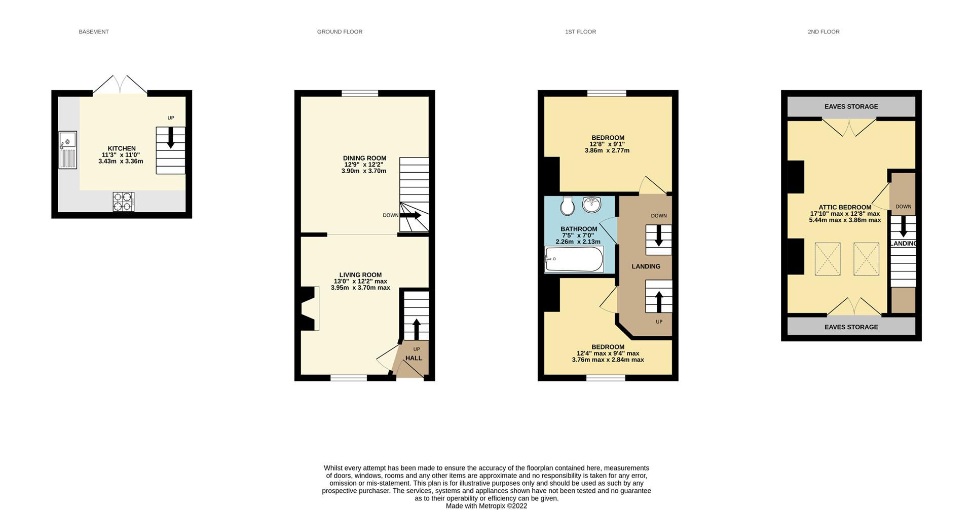 6, Hollinwood Road, Stockport floorplan