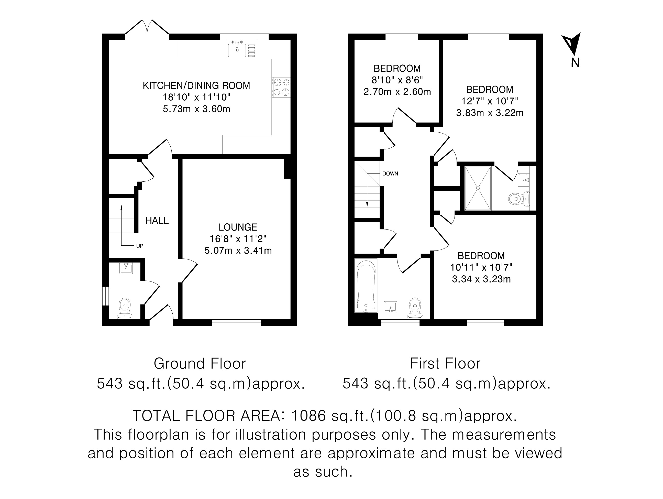 25, Horseshoe Close, Hemel Hempstead floorplan