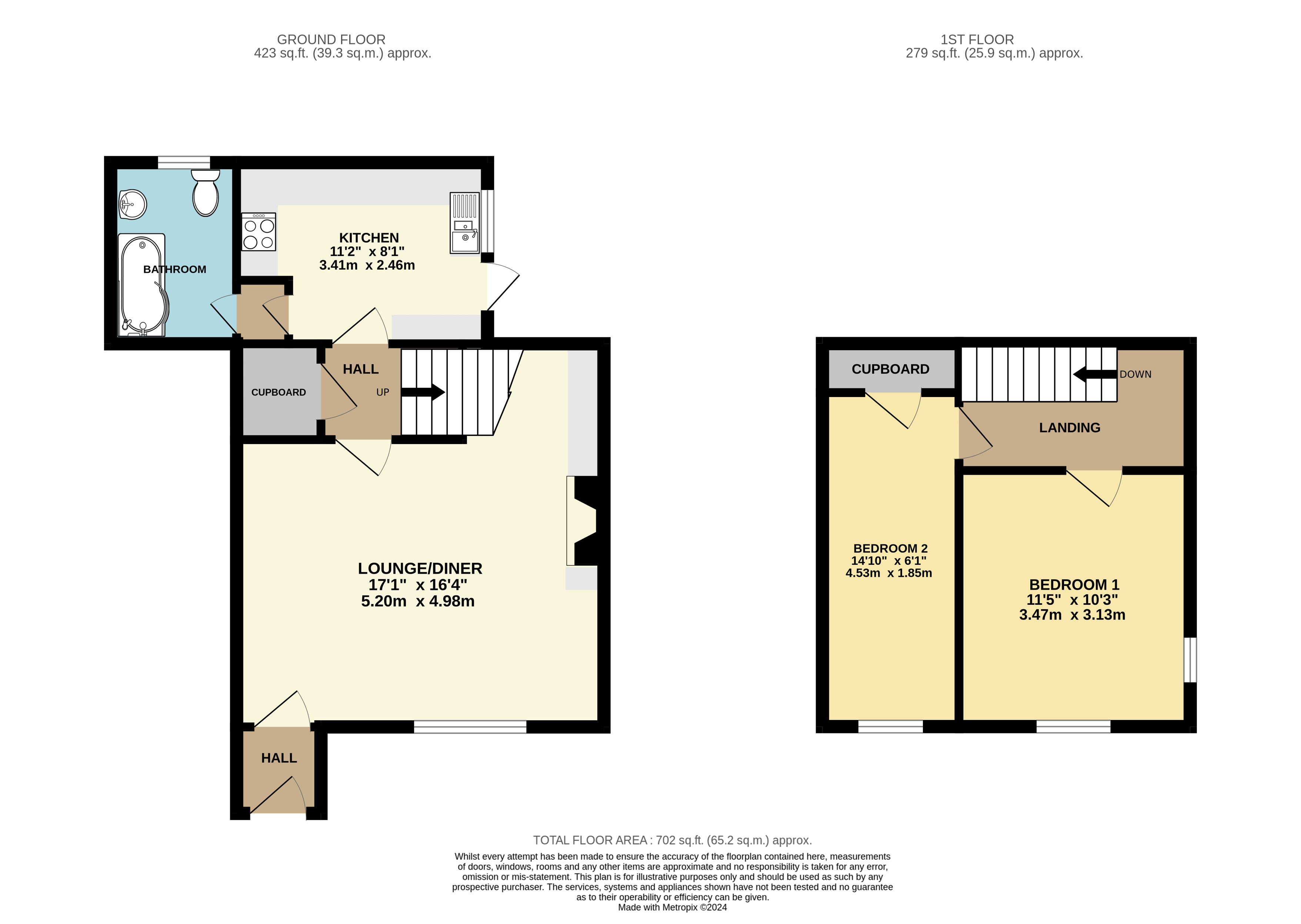 Oliver Cottage,, Parkham, Devon floorplan