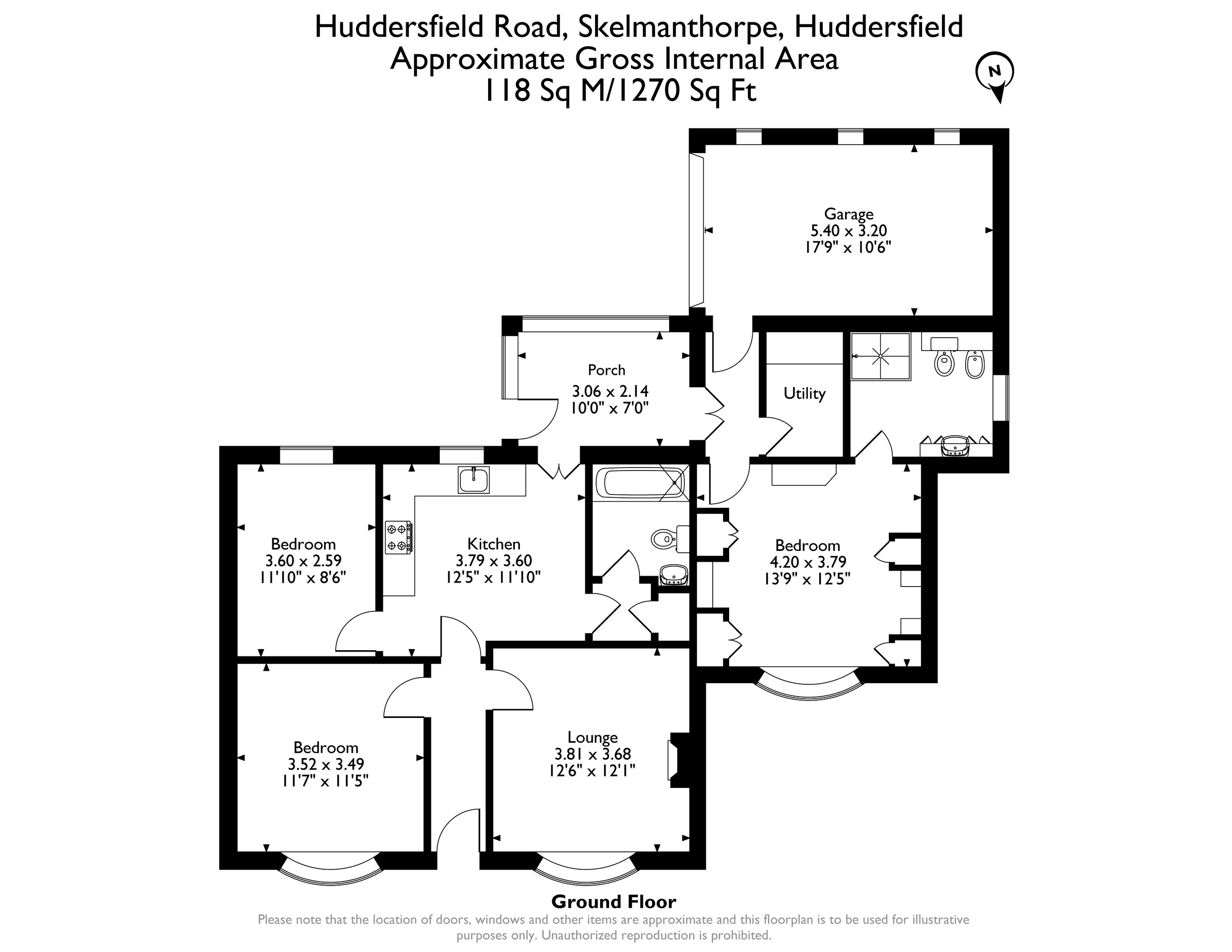 77 Huddersfield Road, Huddersfield floorplan