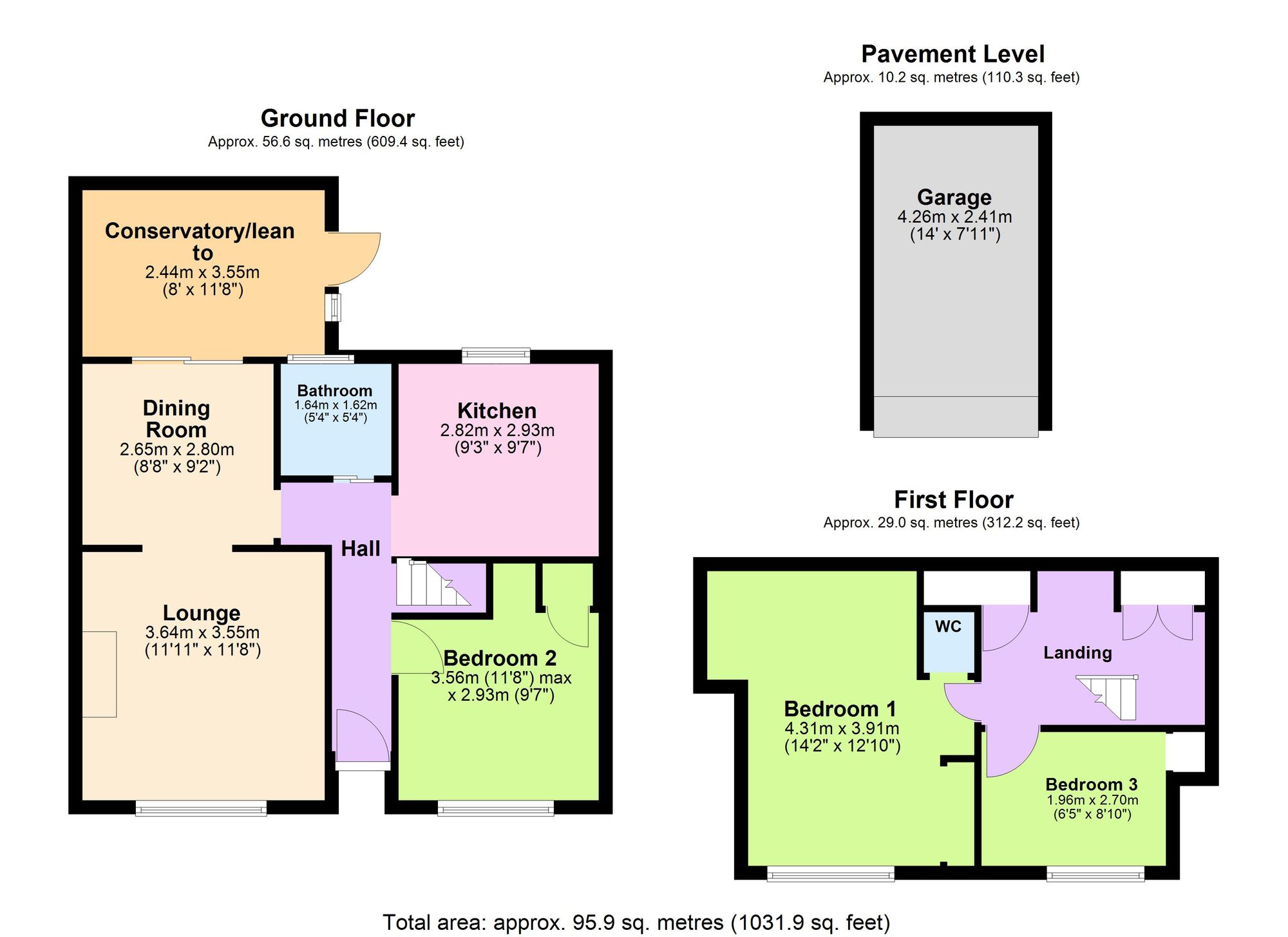 98 Foxhole Road, Paignton floorplan