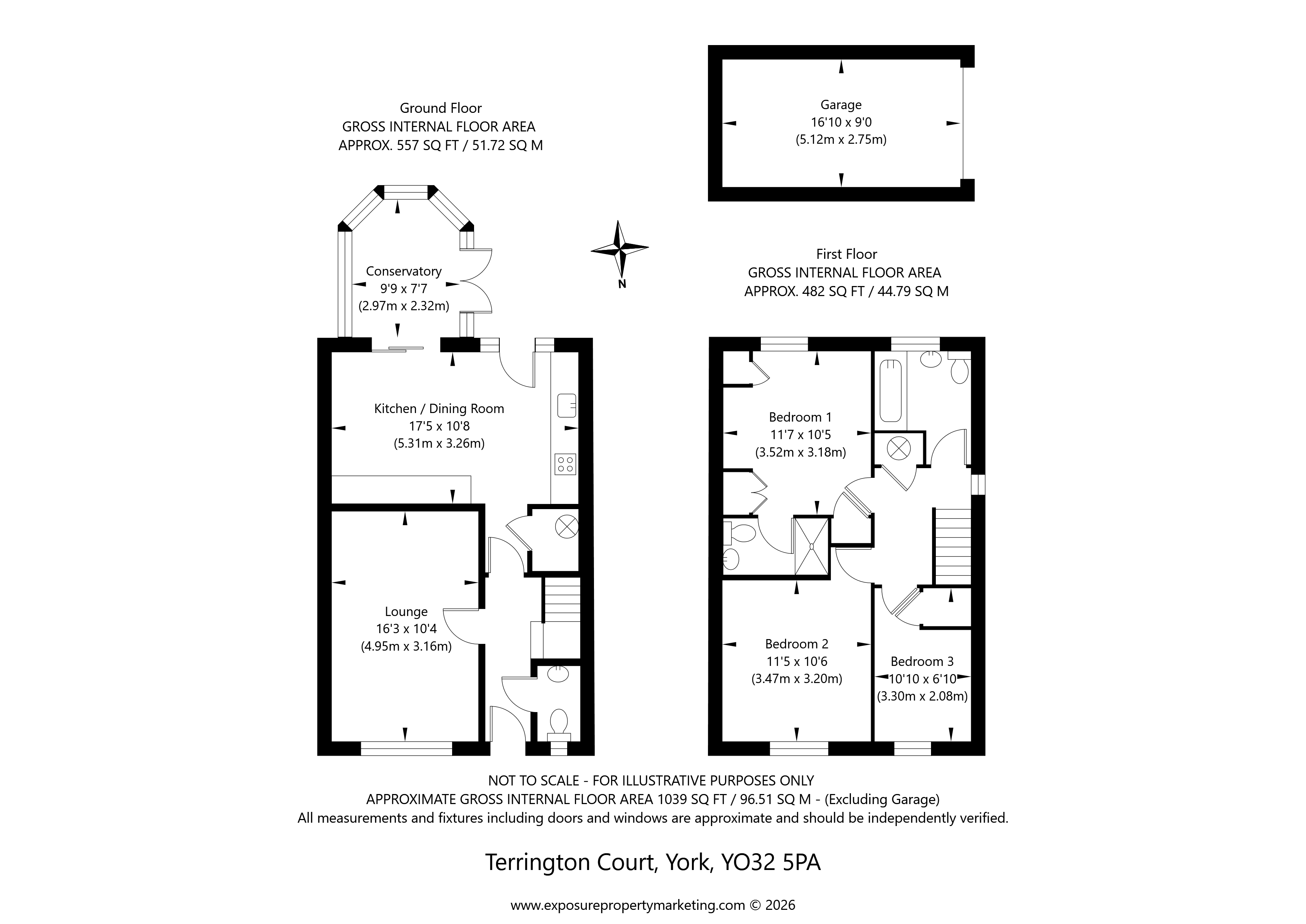 5, Terrington Court, York floorplan
