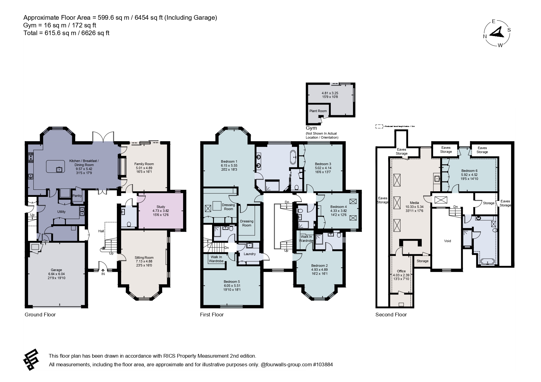 20, Oxshott Rise, Surrey floorplan