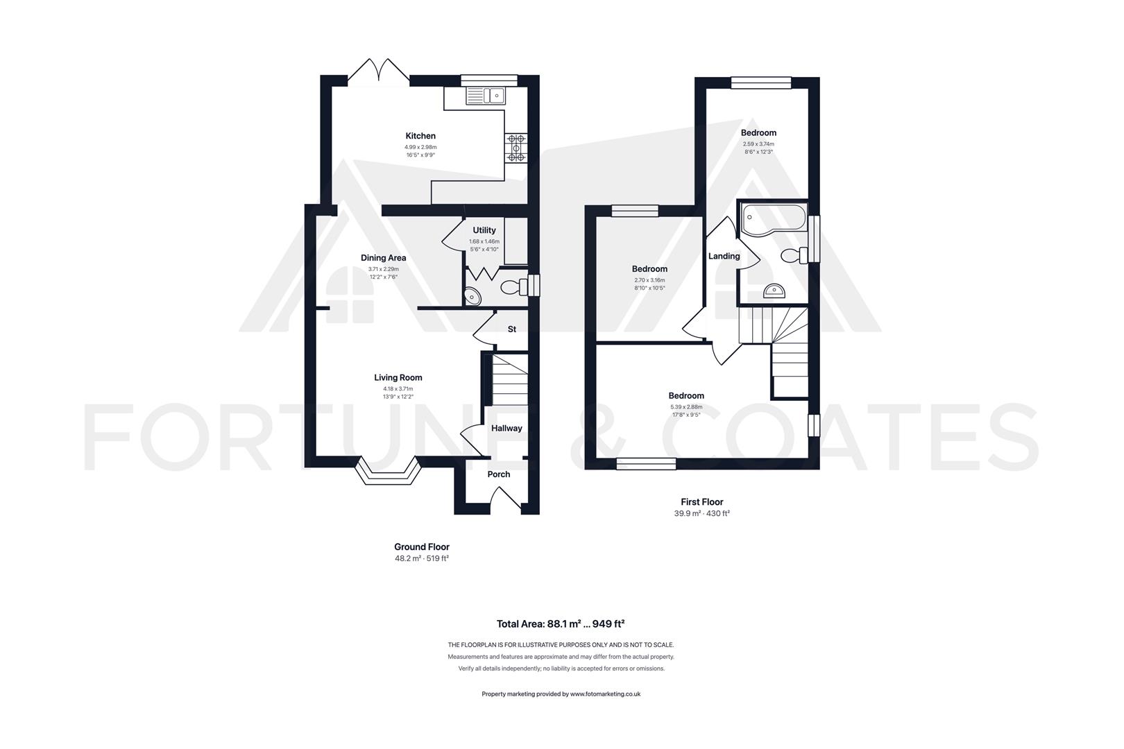 14, Hansells Mead, Harlow floorplan