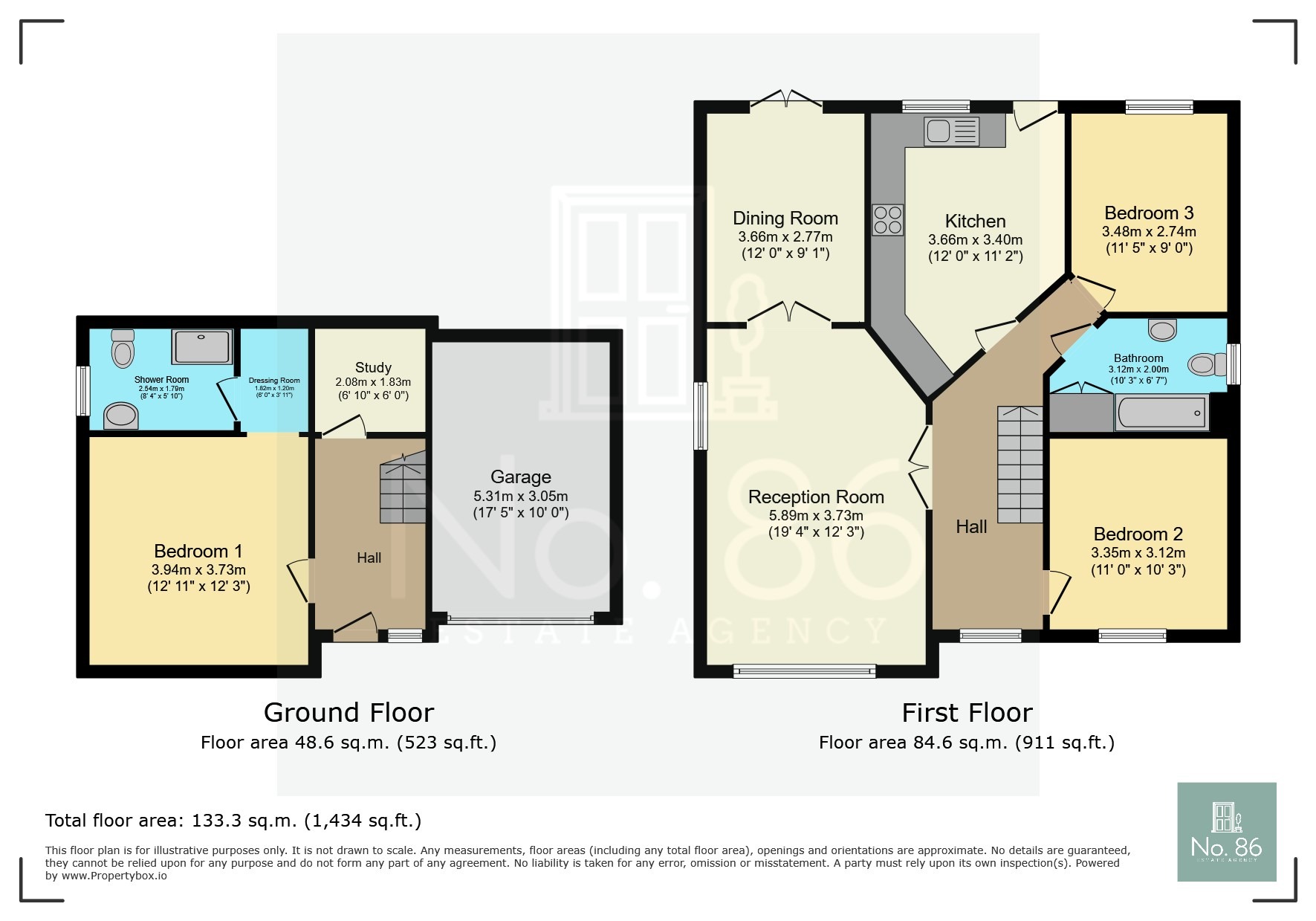 46, Gelli Deg, Swansea floorplan