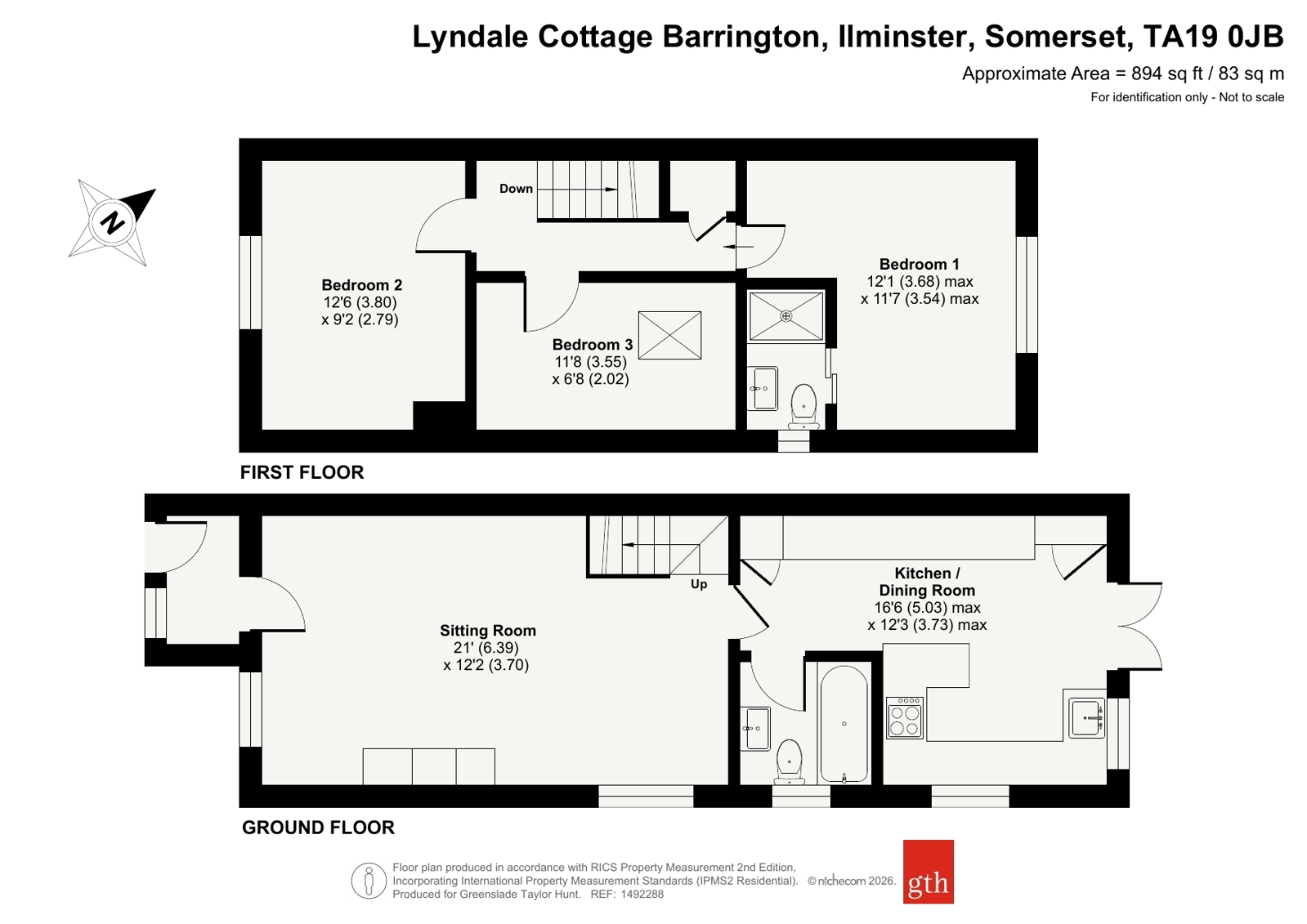 Lyndale Cottage,, Barrington, Somerset floorplan