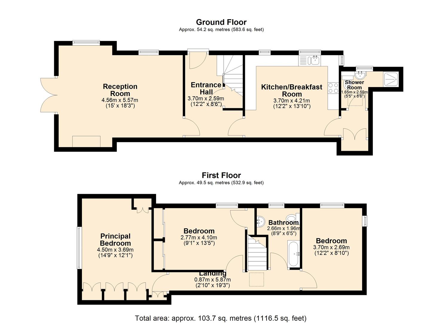 Main Street, Winster floorplan