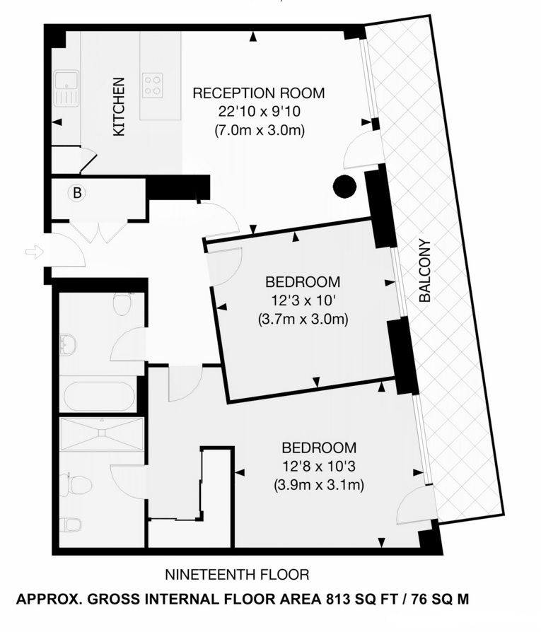 2 Bedrooms Flat to rent in Whitechapel High Street, London E1