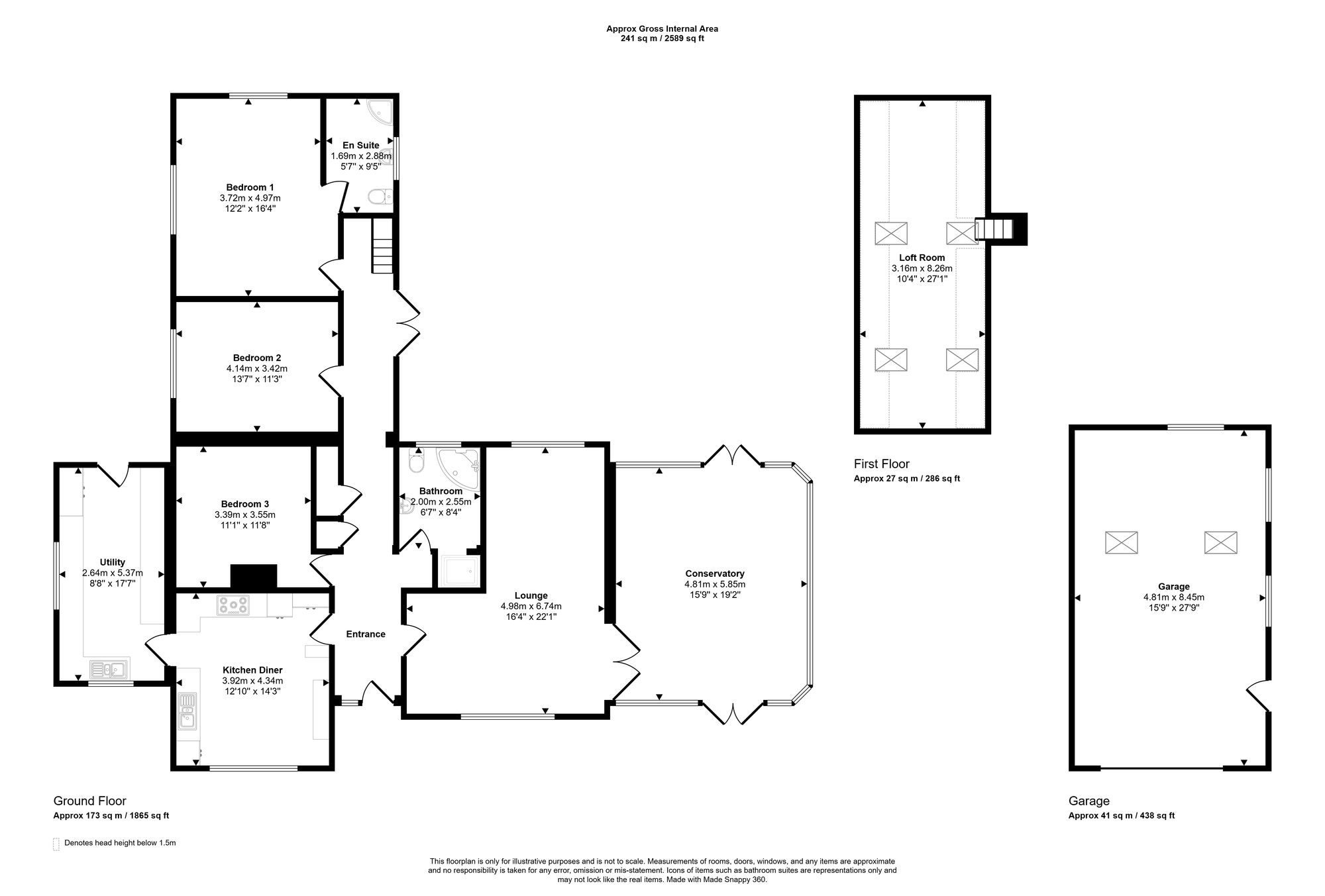 High Ash Little Green, Whitchurch floorplan