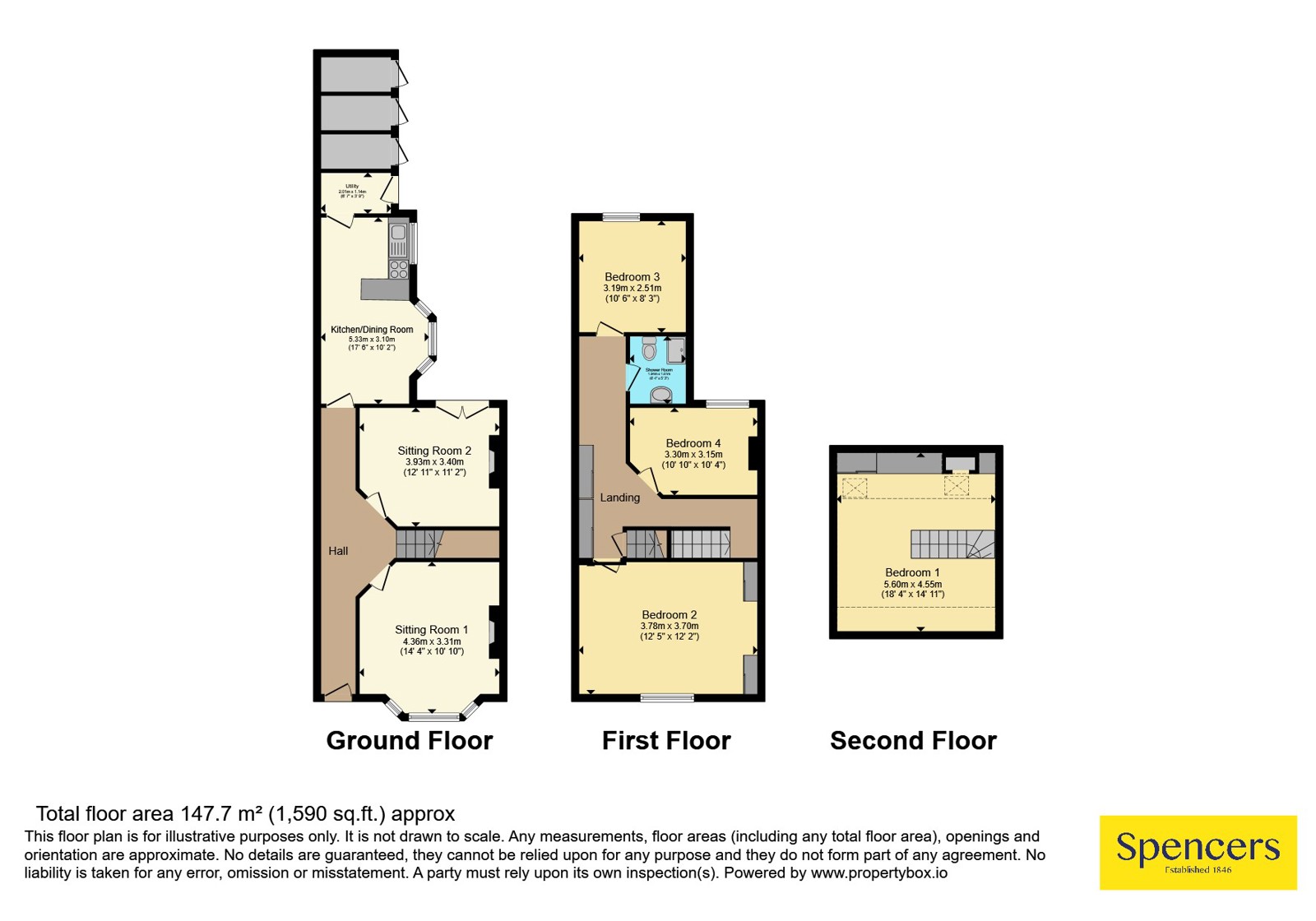116, Beaconsfield Road, Leicestershire floorplan