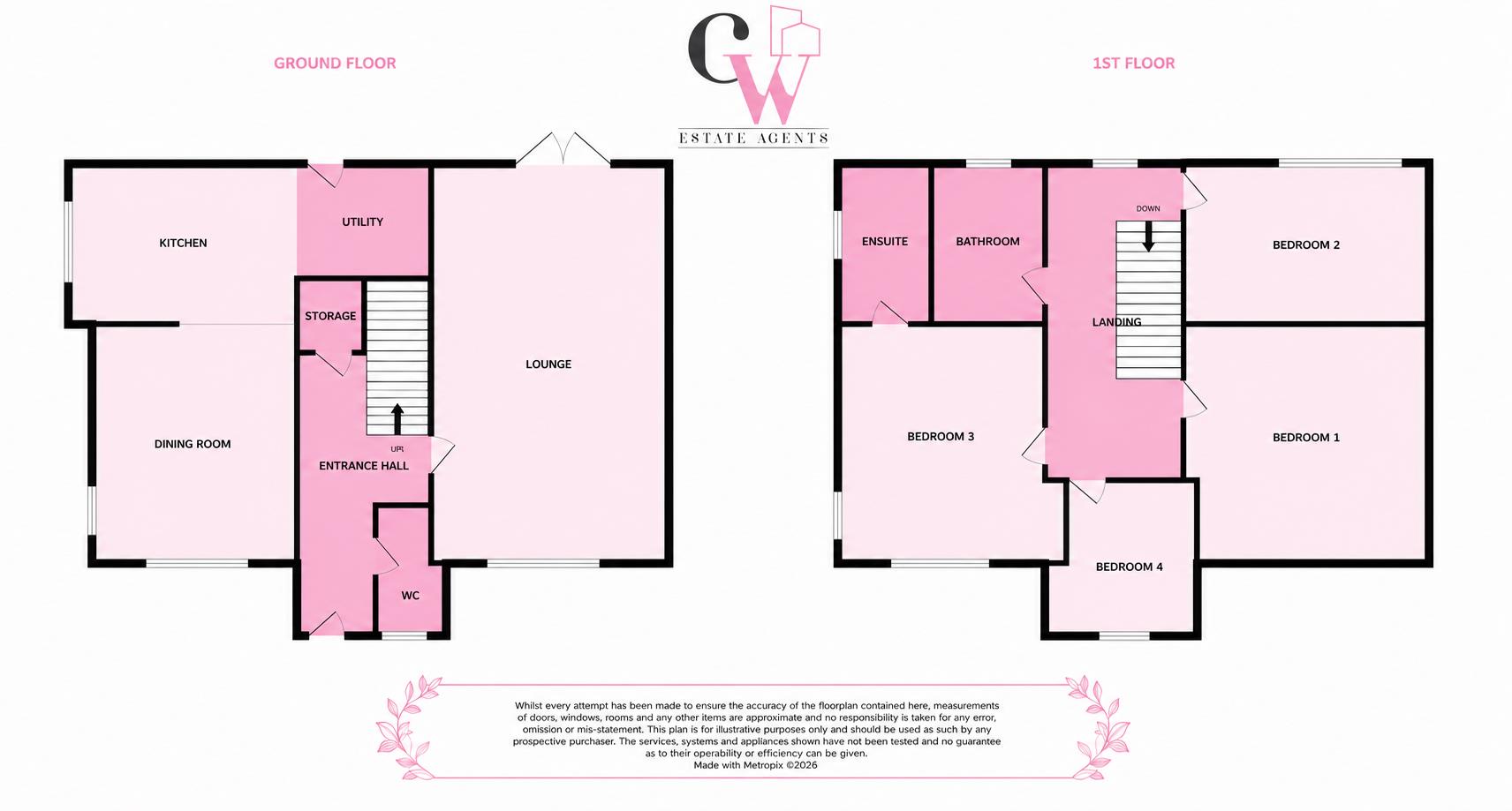 1, Holford Drive, Winsford floorplan