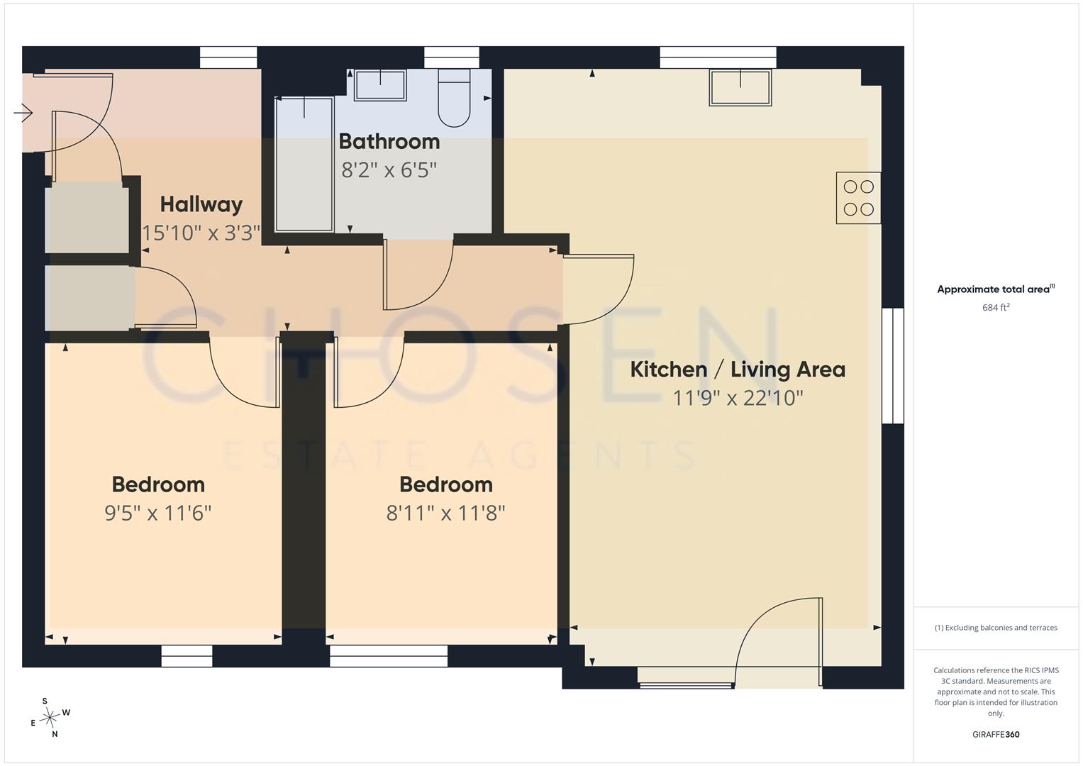 Flat 4, 1, Centurion Road, Gloucester floorplan