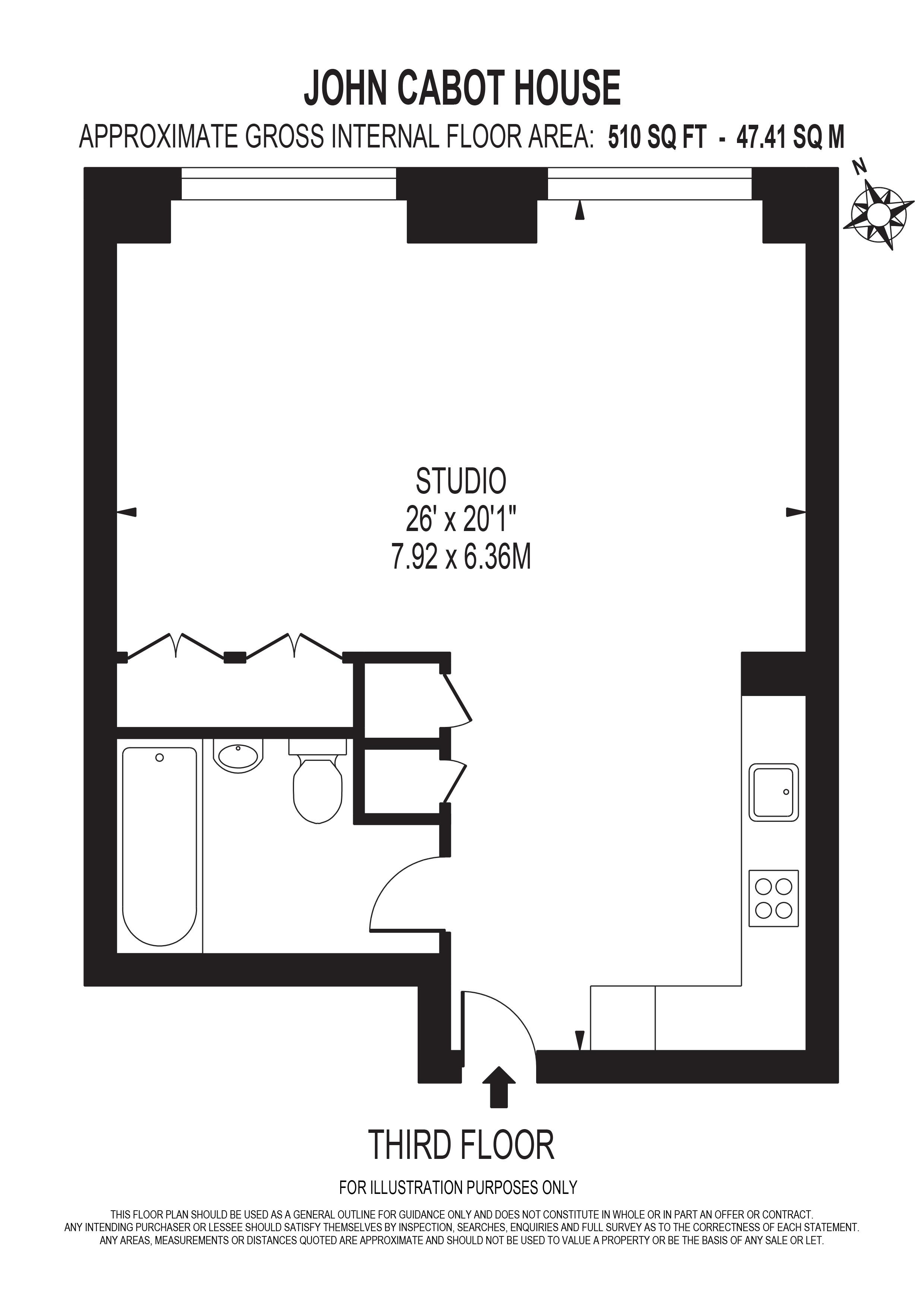 15 John Cabot House 6, Clipper Street, London floorplan