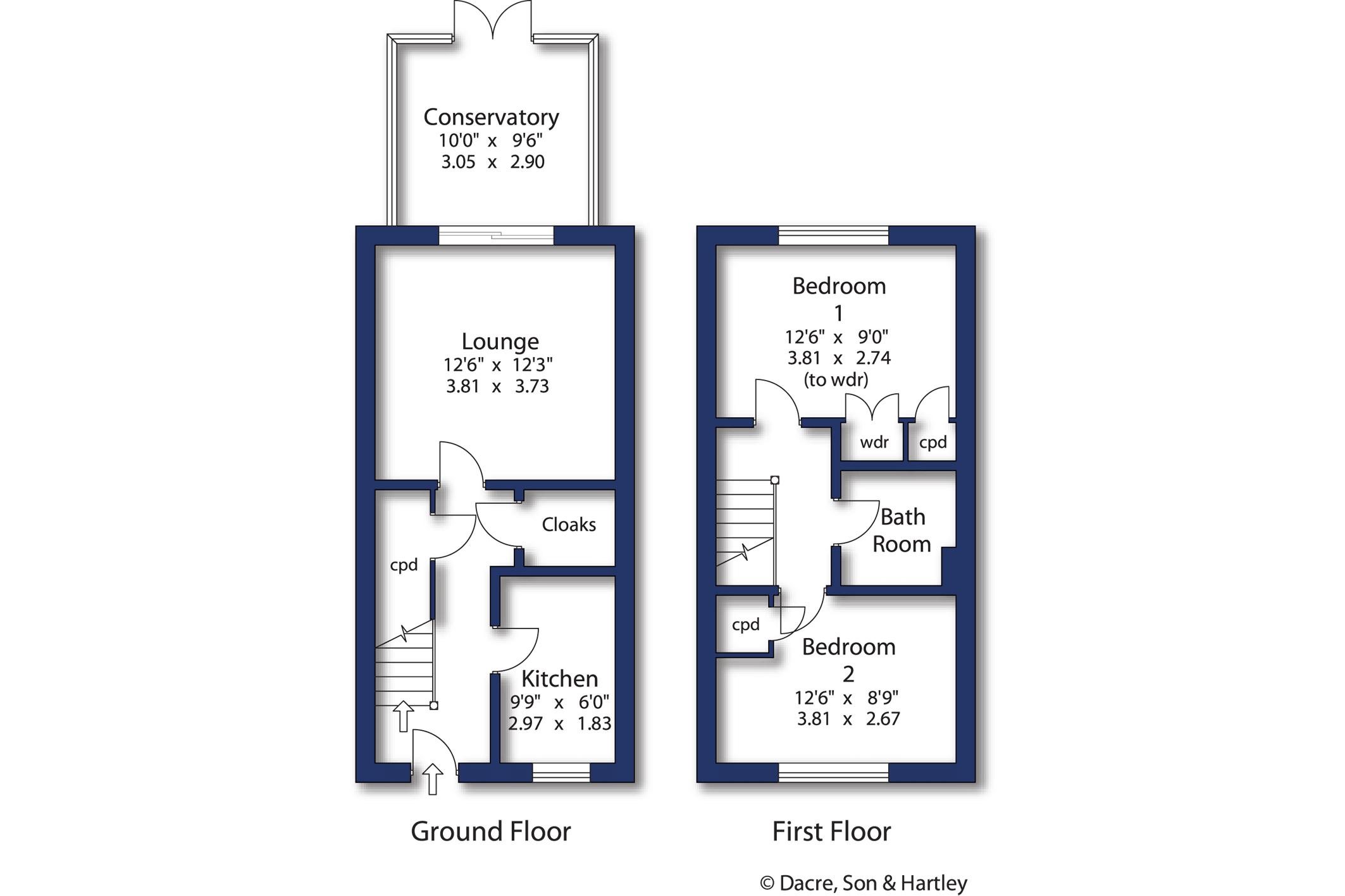 53, Bewick Drive, West Yorkshire floorplan