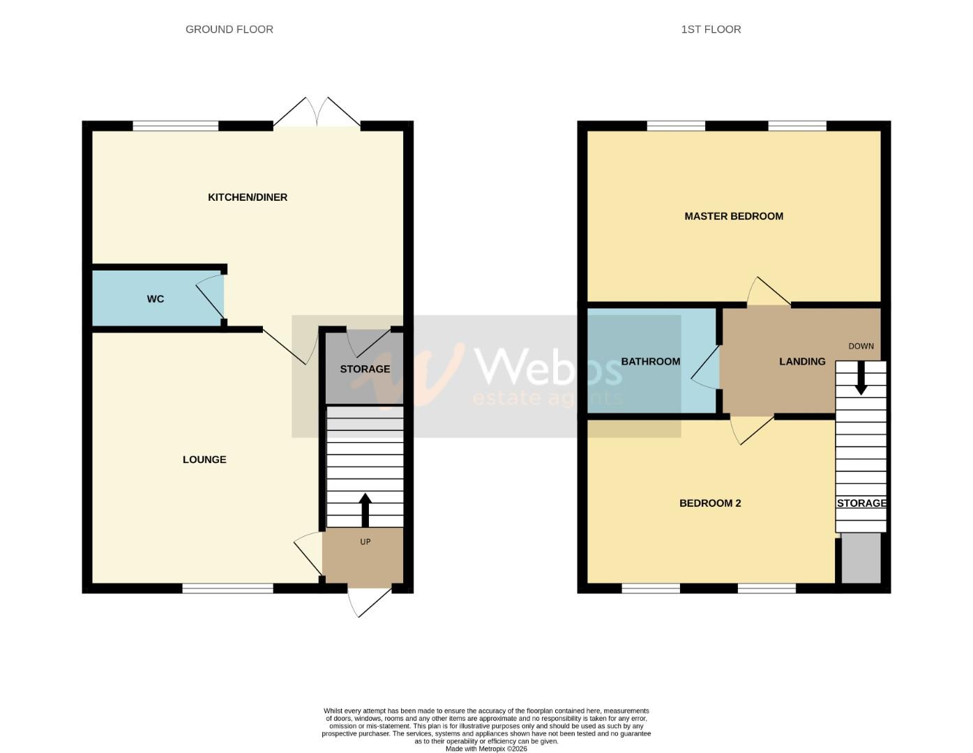 16, Bytheway Walk, Lichfield floorplan