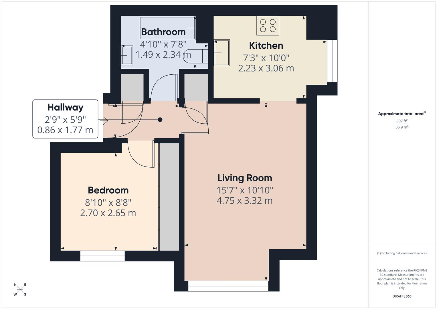33, Hunting Gate, Colchester floorplan