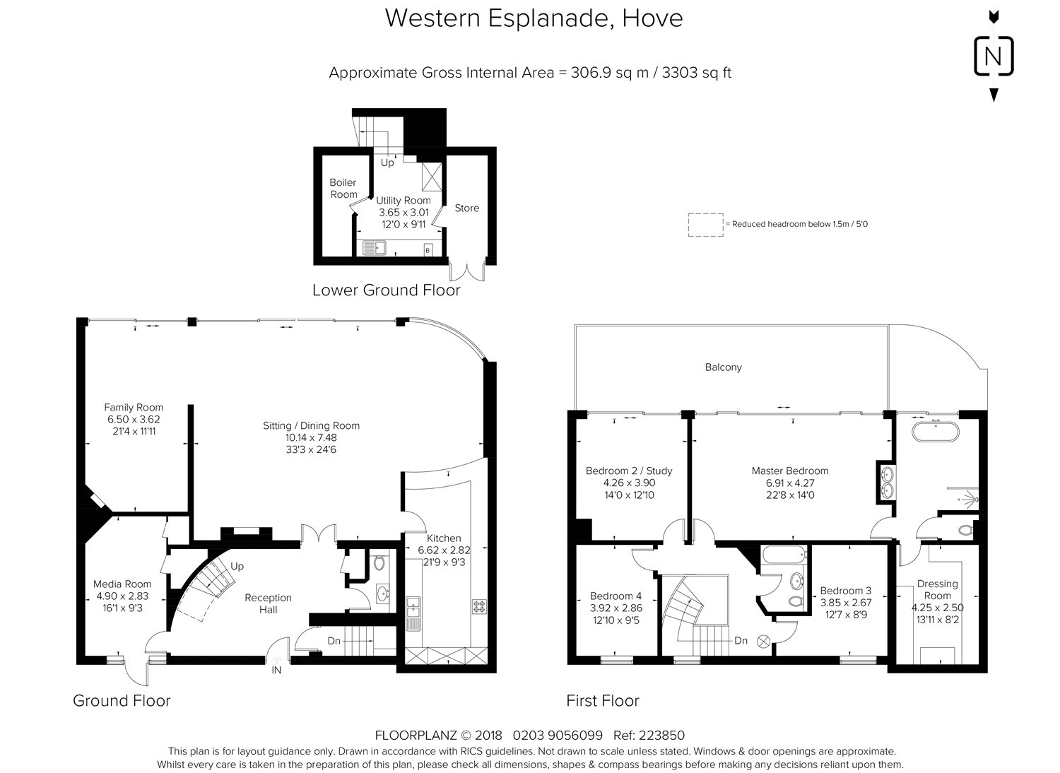 4 Bedrooms Terraced house for sale in Western Esplanade, Portslade, Brighton, East Sussex BN41