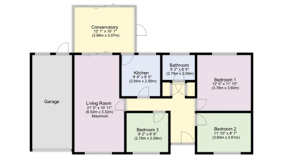 Argyle Crescent, Fareham floorplan