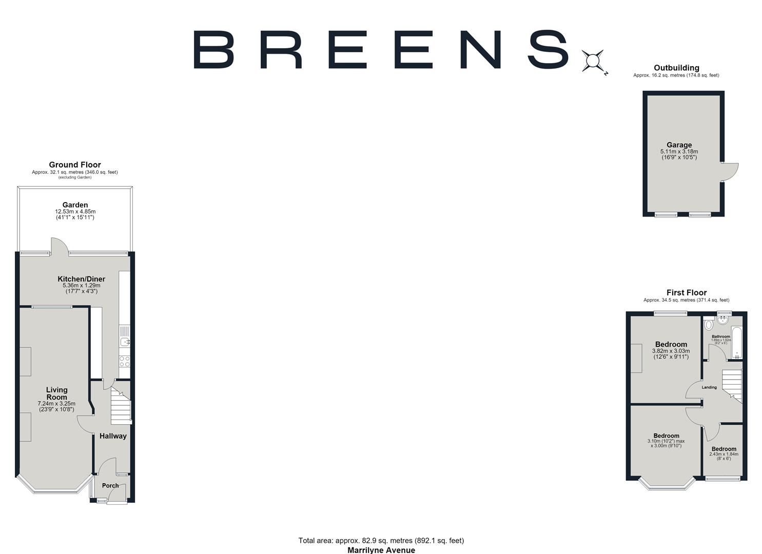 9, Marrilyne Avenue, Enfield floorplan