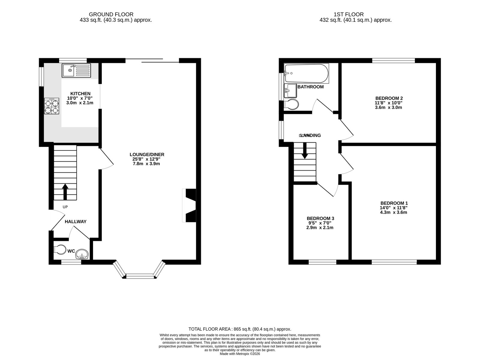 4, Longney Road, Gloucester floorplan