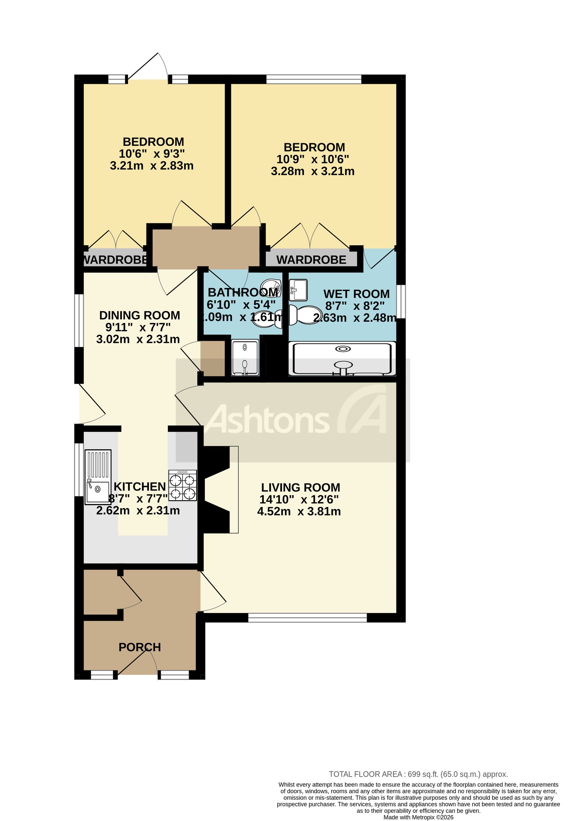 26 Brancaster Drive, Warrington floorplan