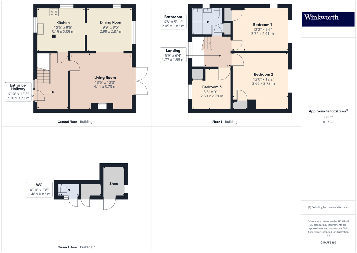 108, Fryent Way, London floorplan