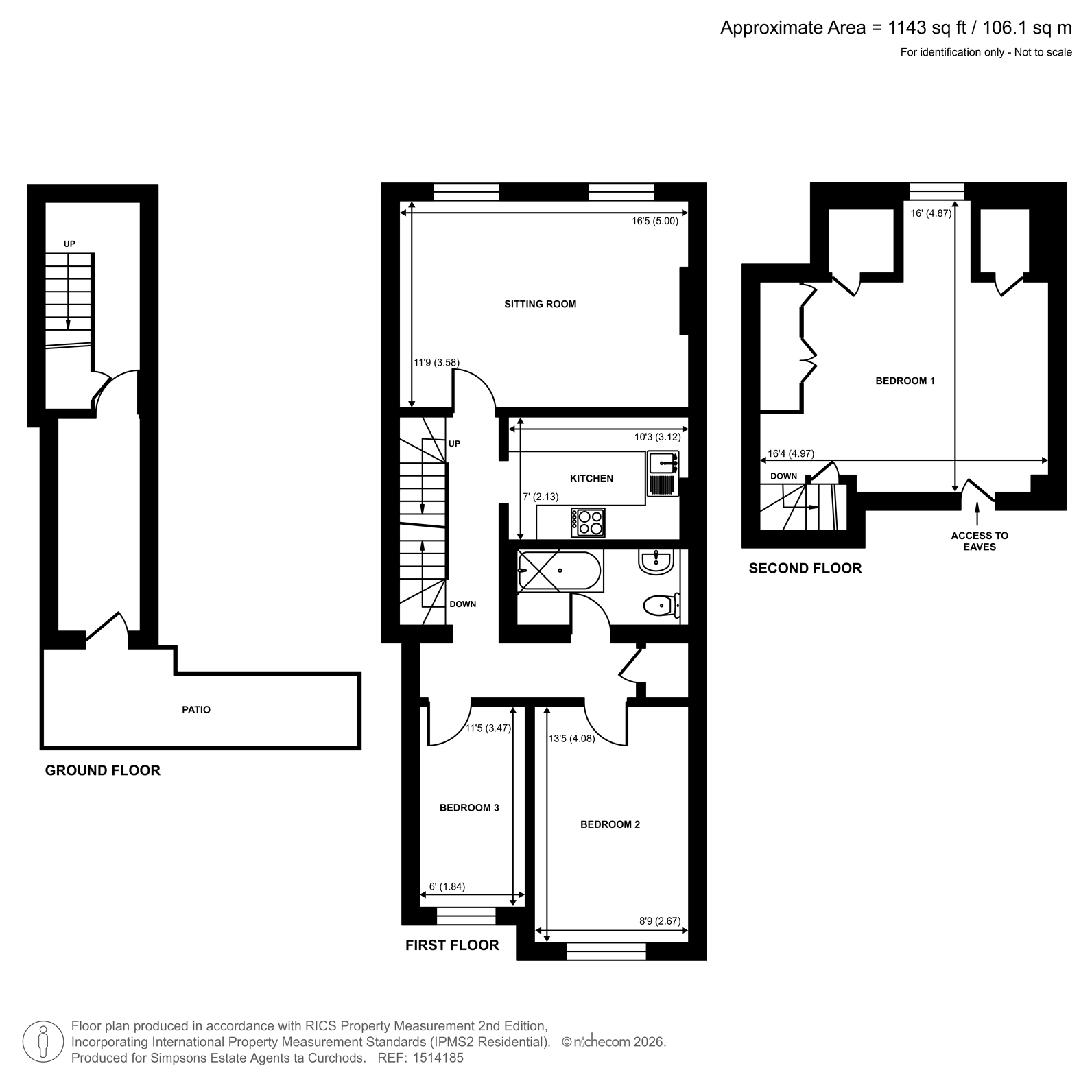 46a,, Baker Street, Weybridge floorplan