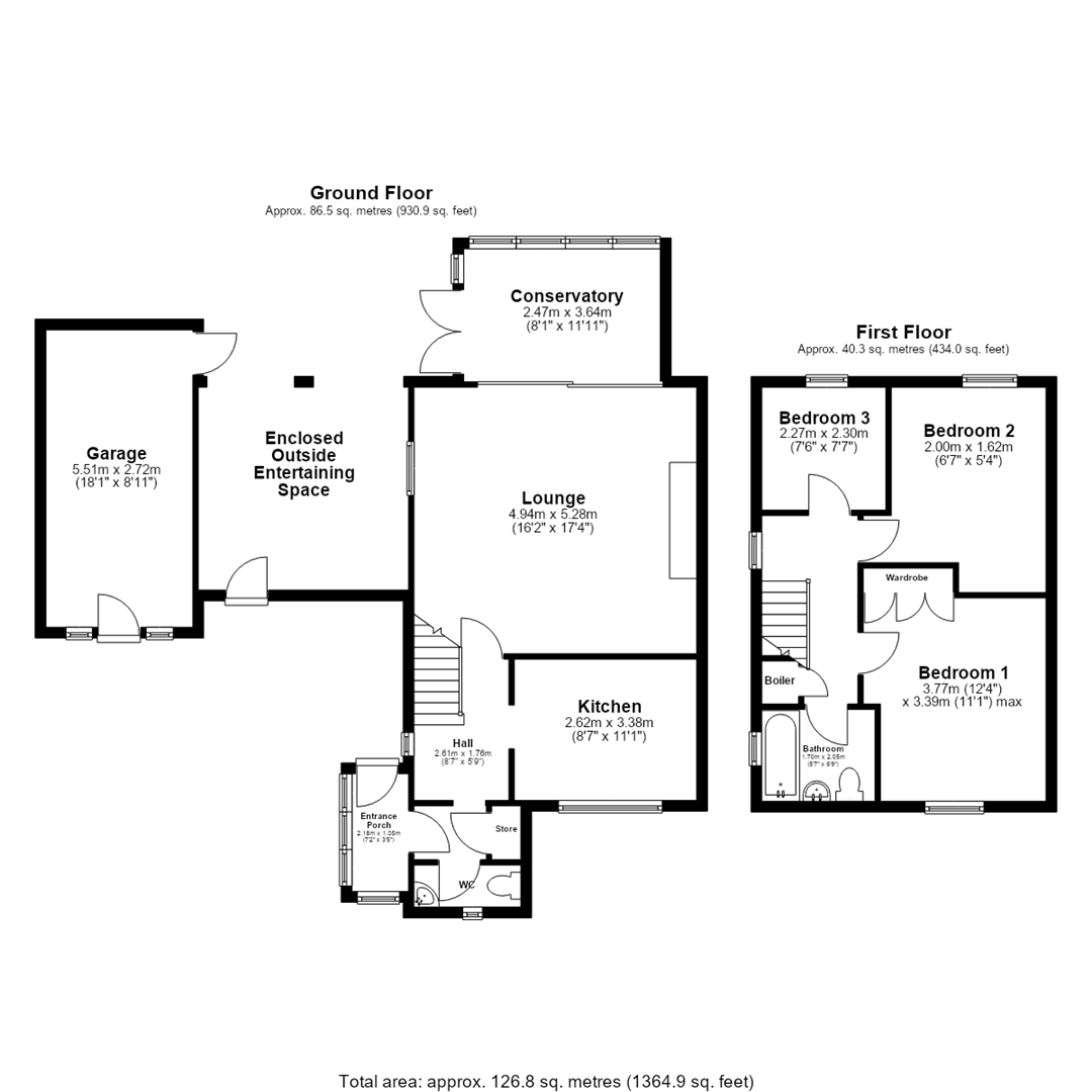 68, Hull Road, Selby floorplan