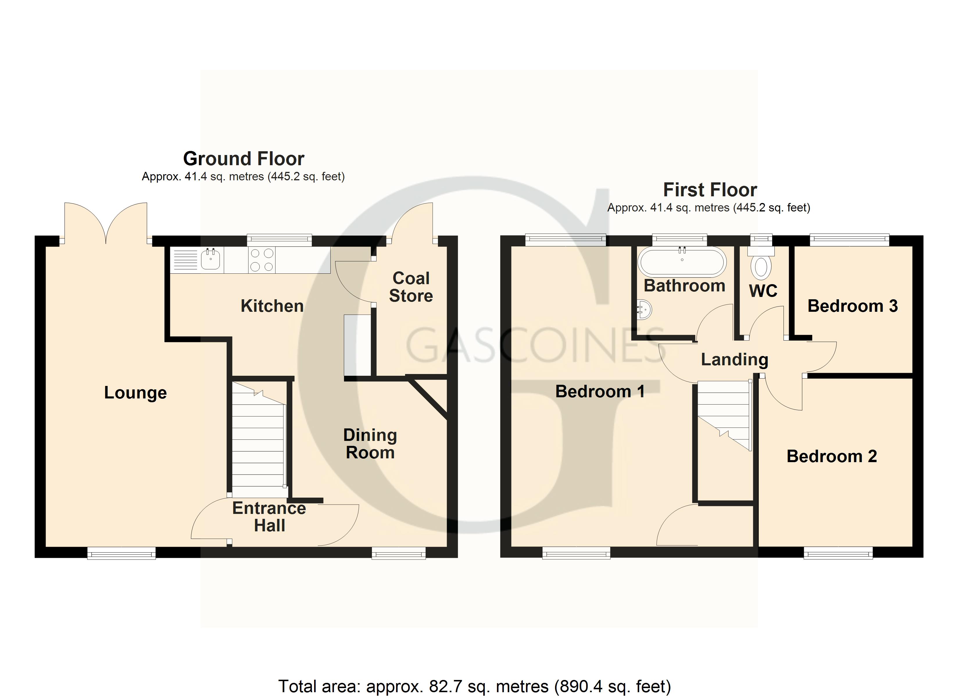 26, Little John Drive, Mansfield floorplan