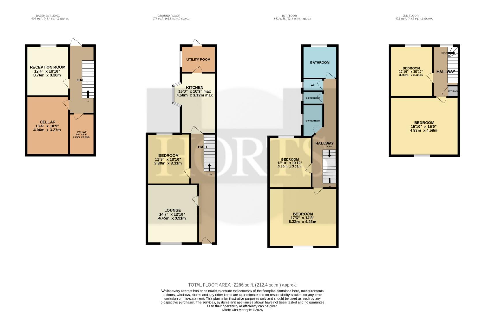 14, Hazelwood Road, Northampton floorplan