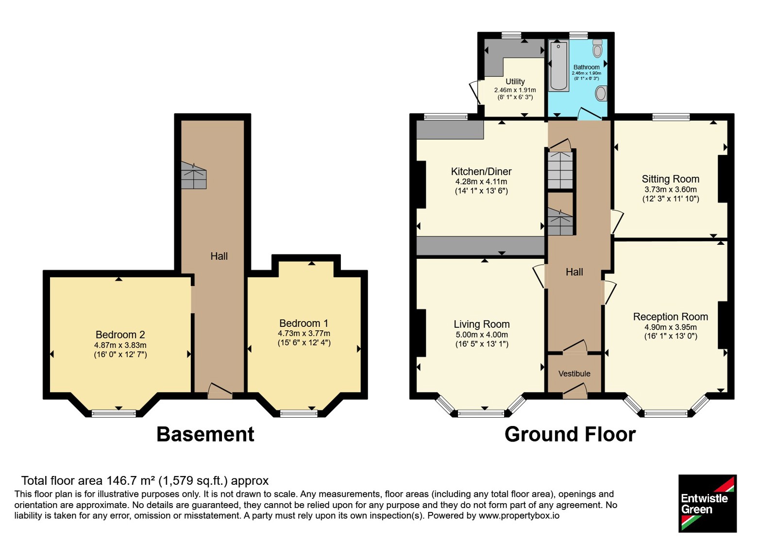 12, Hampstead Road, Merseyside floorplan