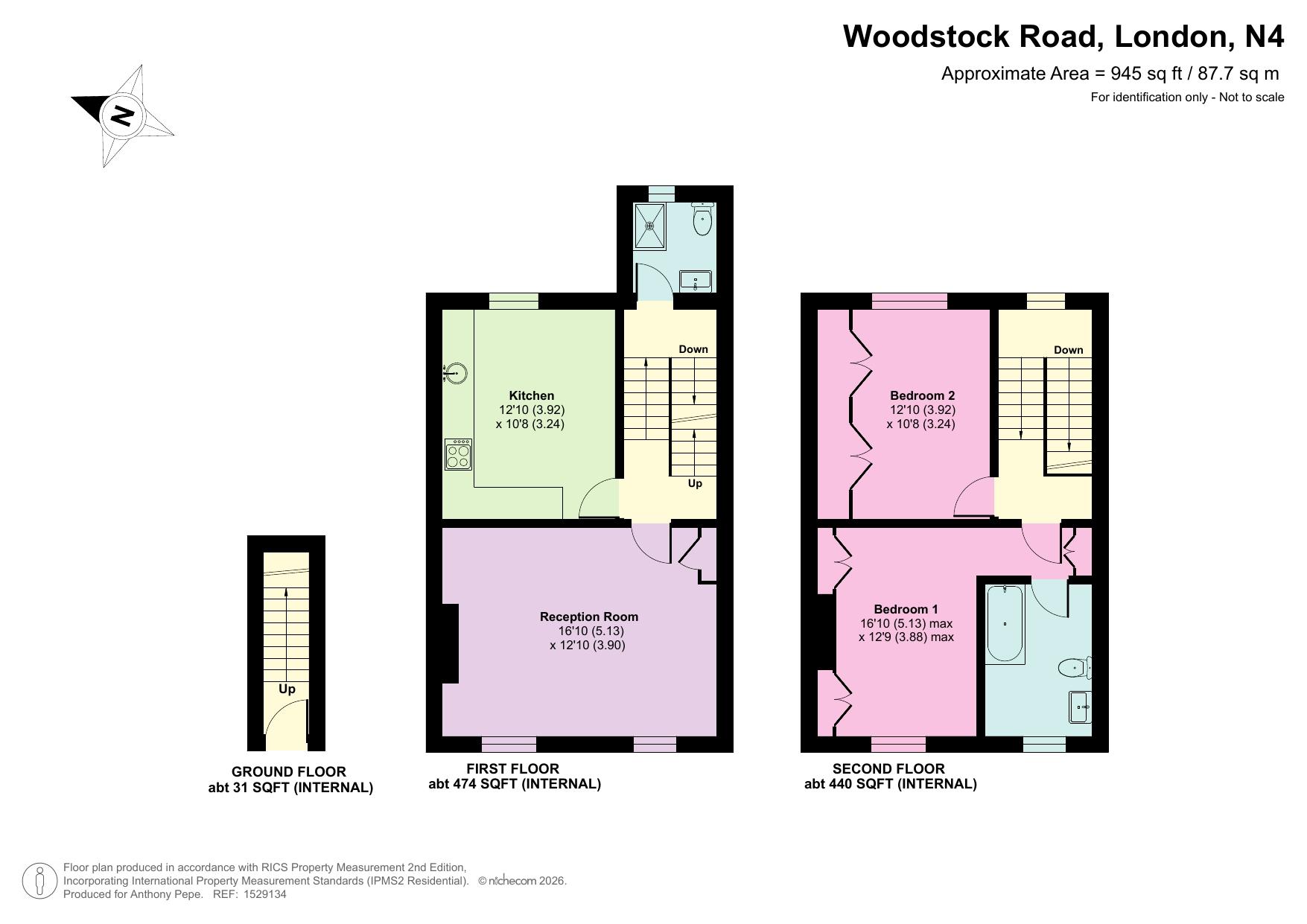 Woodstock Road, London floorplan