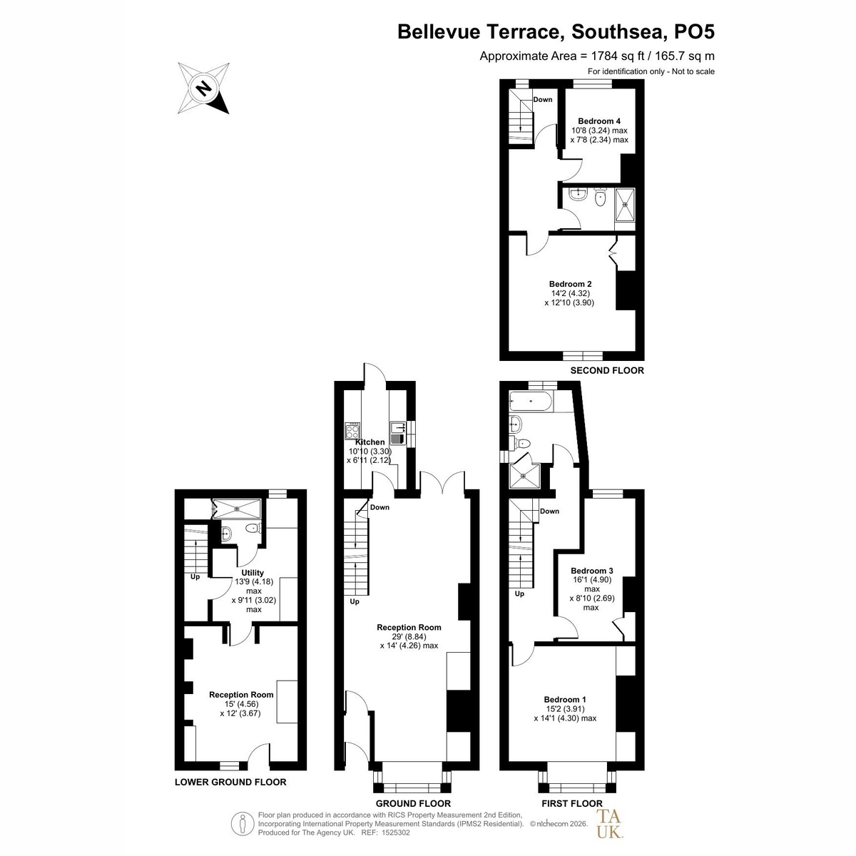 3, Bellevue Terrace, Portsmouth floorplan