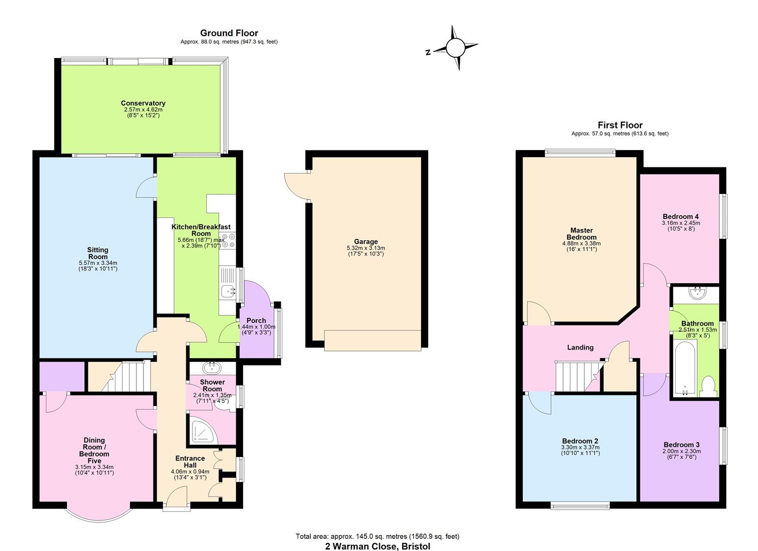 2, Warman Road, Bristol floorplan