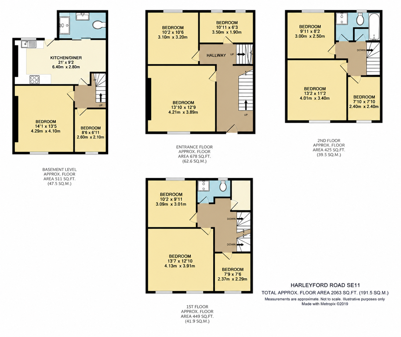 17, Harleyford Road, LONDON floorplan