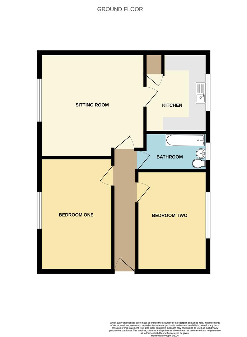 46, Grinshill Flats, Telford floorplan