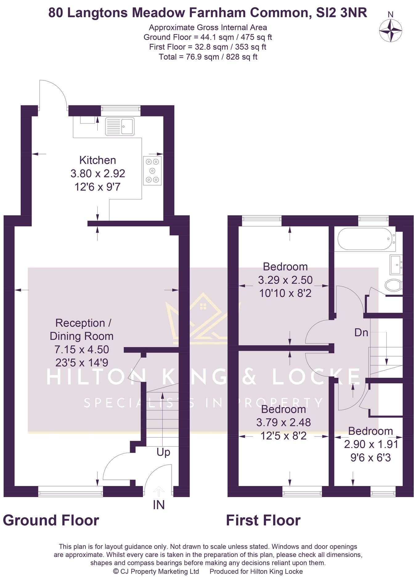 80, Langtons Meadow, Farnham Common floorplan