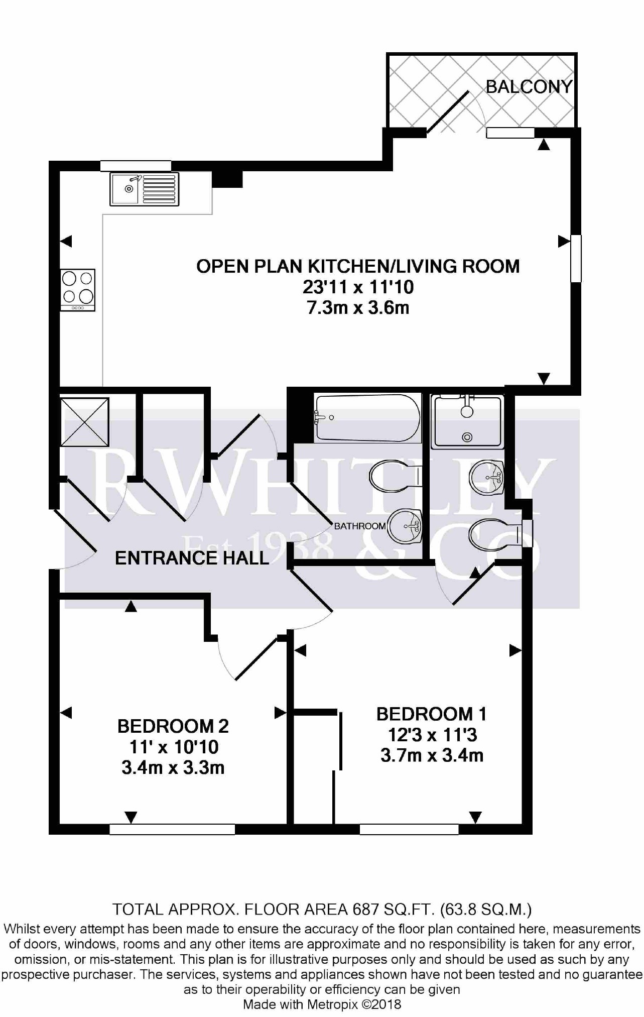 2 Bedrooms Flat for sale in Swan Road, West Drayton, Middlesex UB7