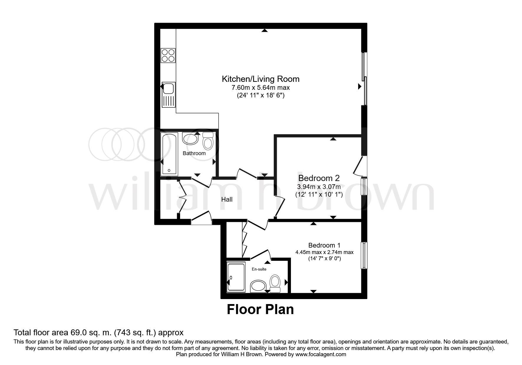 2 Bedrooms Flat to rent in Charrington Place, St.Albans AL1