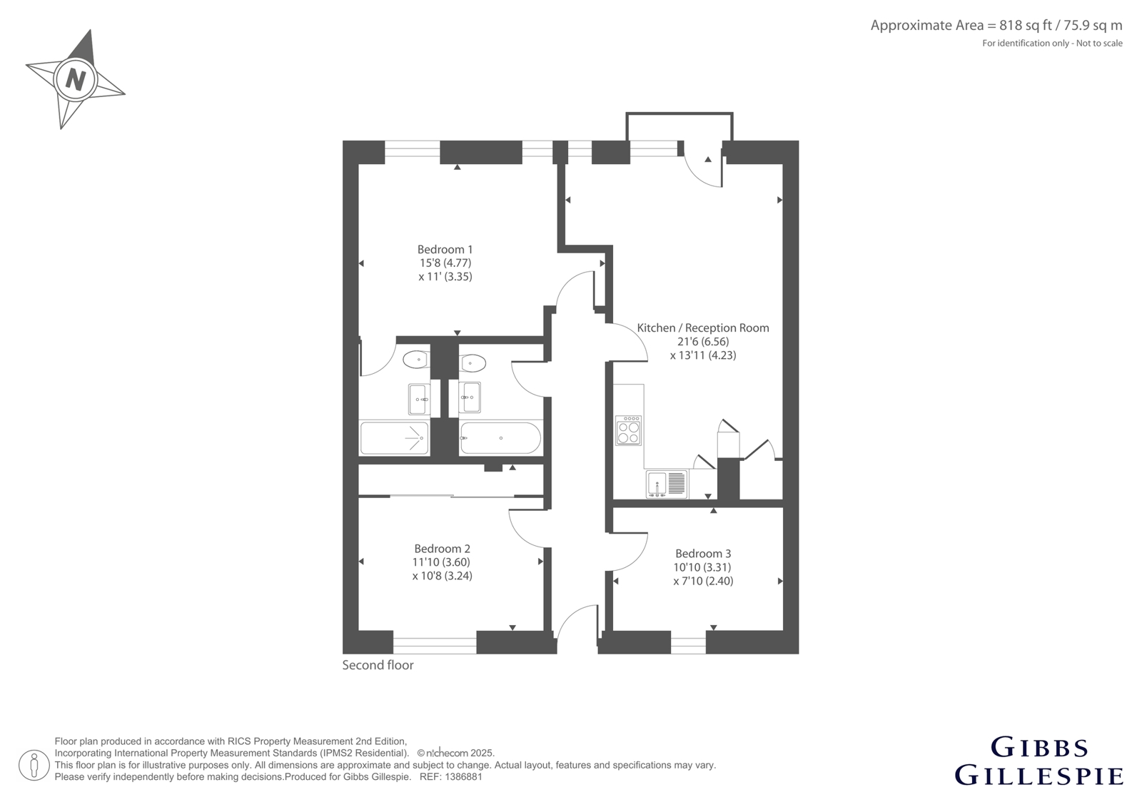 Flat 38 Solis, 260, Field End Road, Ruislip floorplan