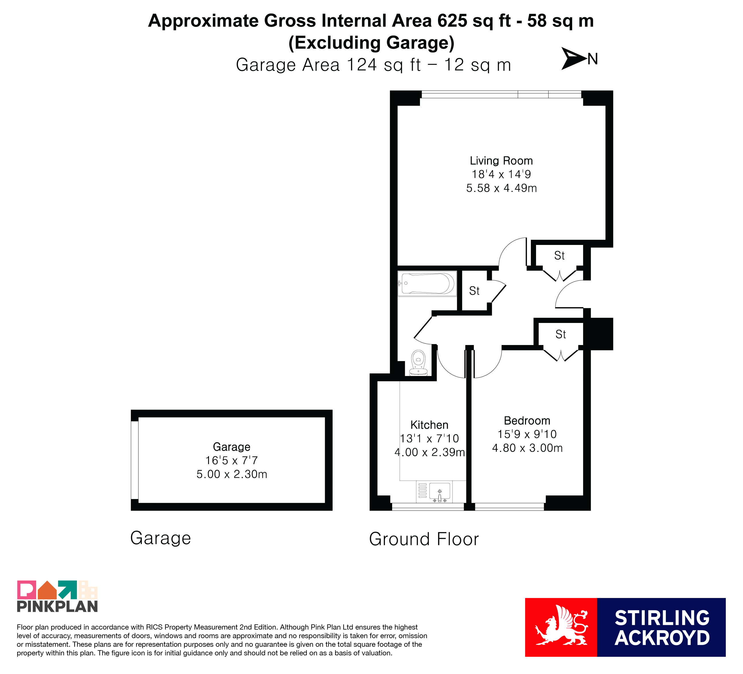 Flat 7, Le Chateau, 18, Chatsworth Road, Croydon floorplan