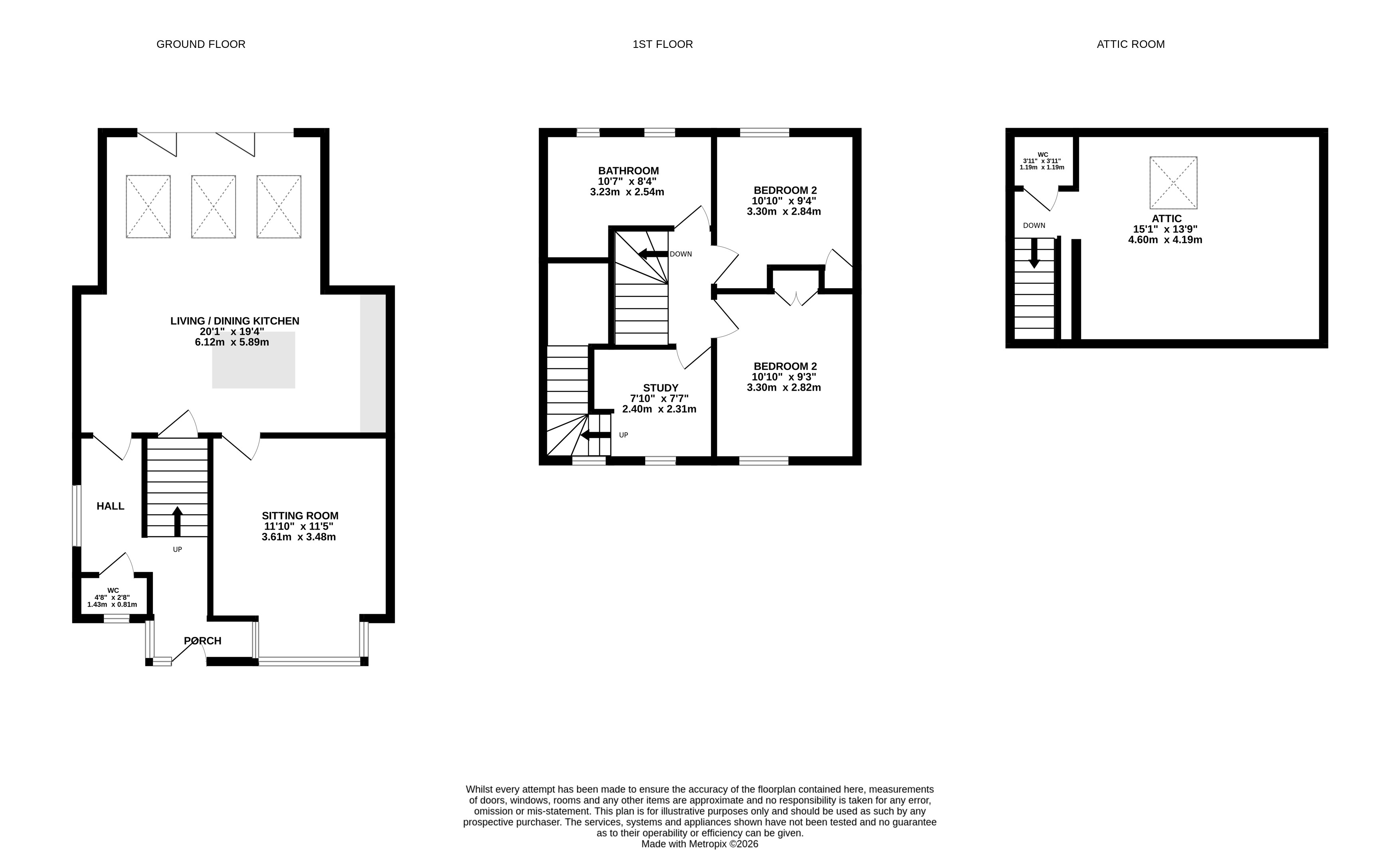 3, Windle Lane, Keighley floorplan
